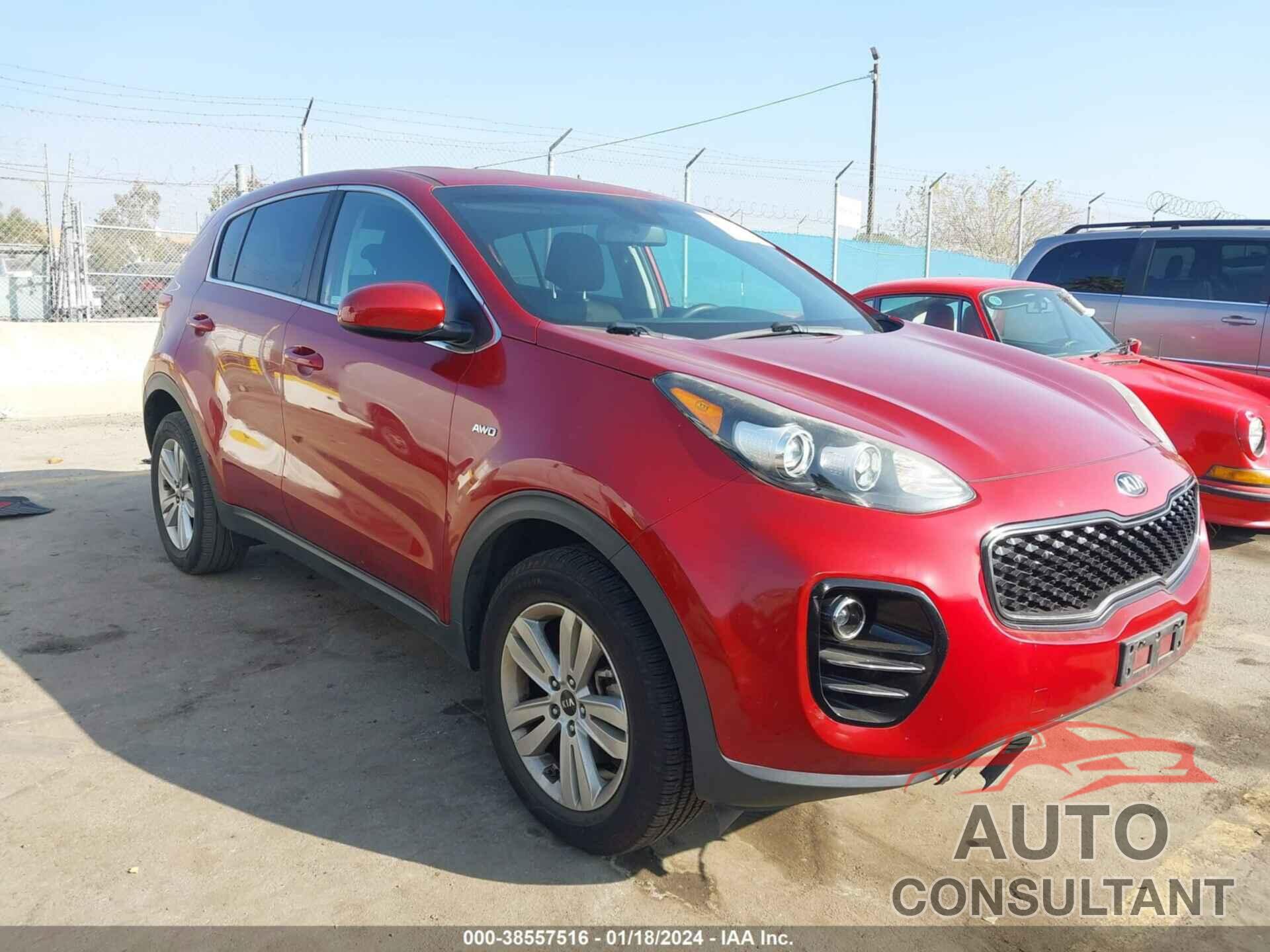 KIA SPORTAGE 2017 - KNDPMCAC6H7154731