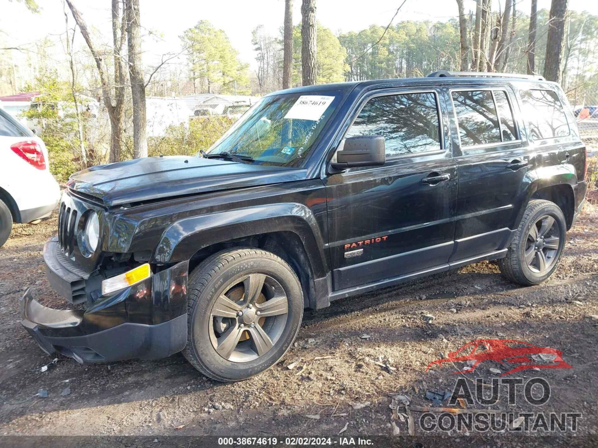 JEEP PATRIOT 2017 - 1C4NJPBB0HD132254