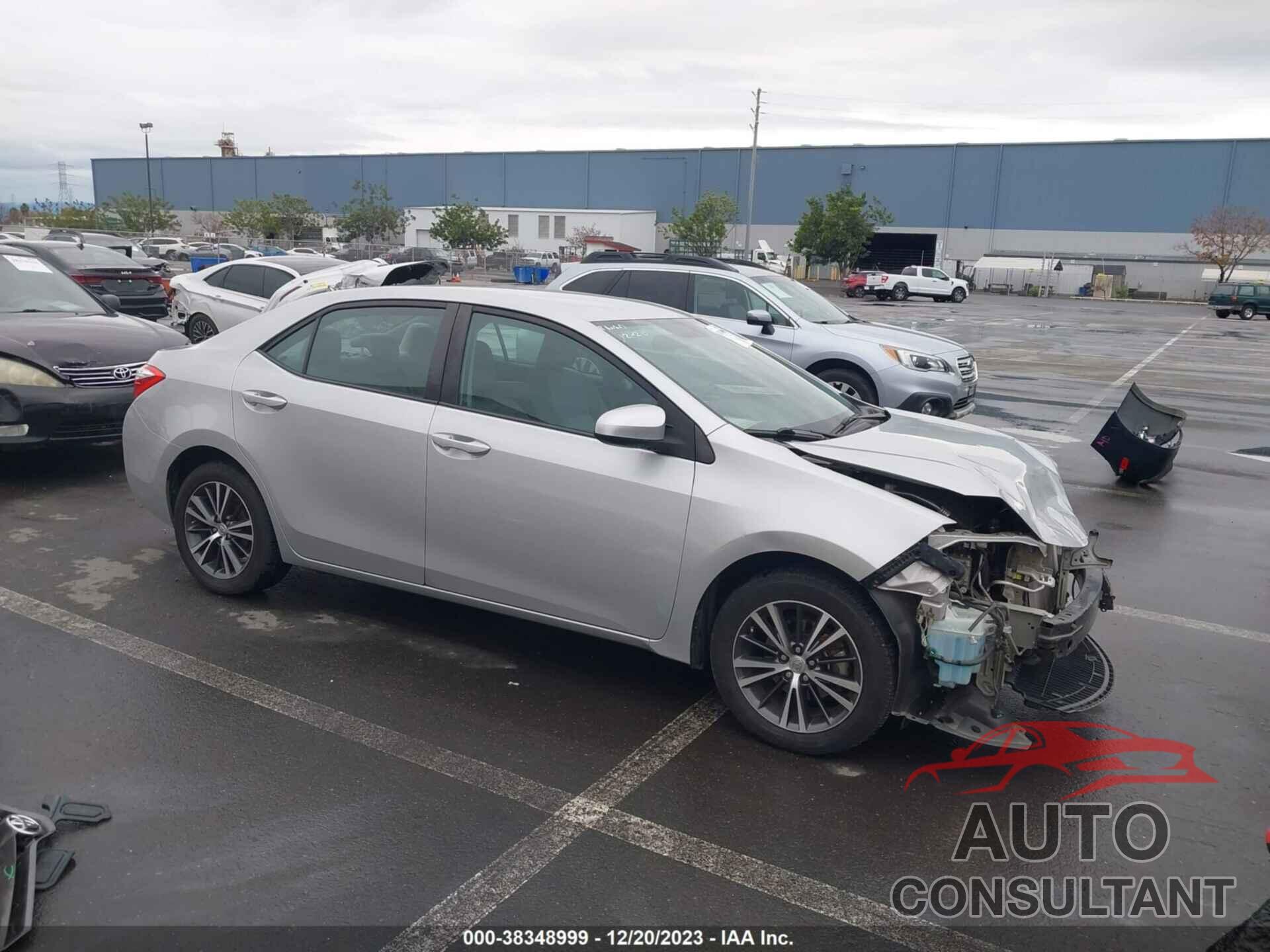TOYOTA COROLLA 2016 - 5YFBURHE6GP395822