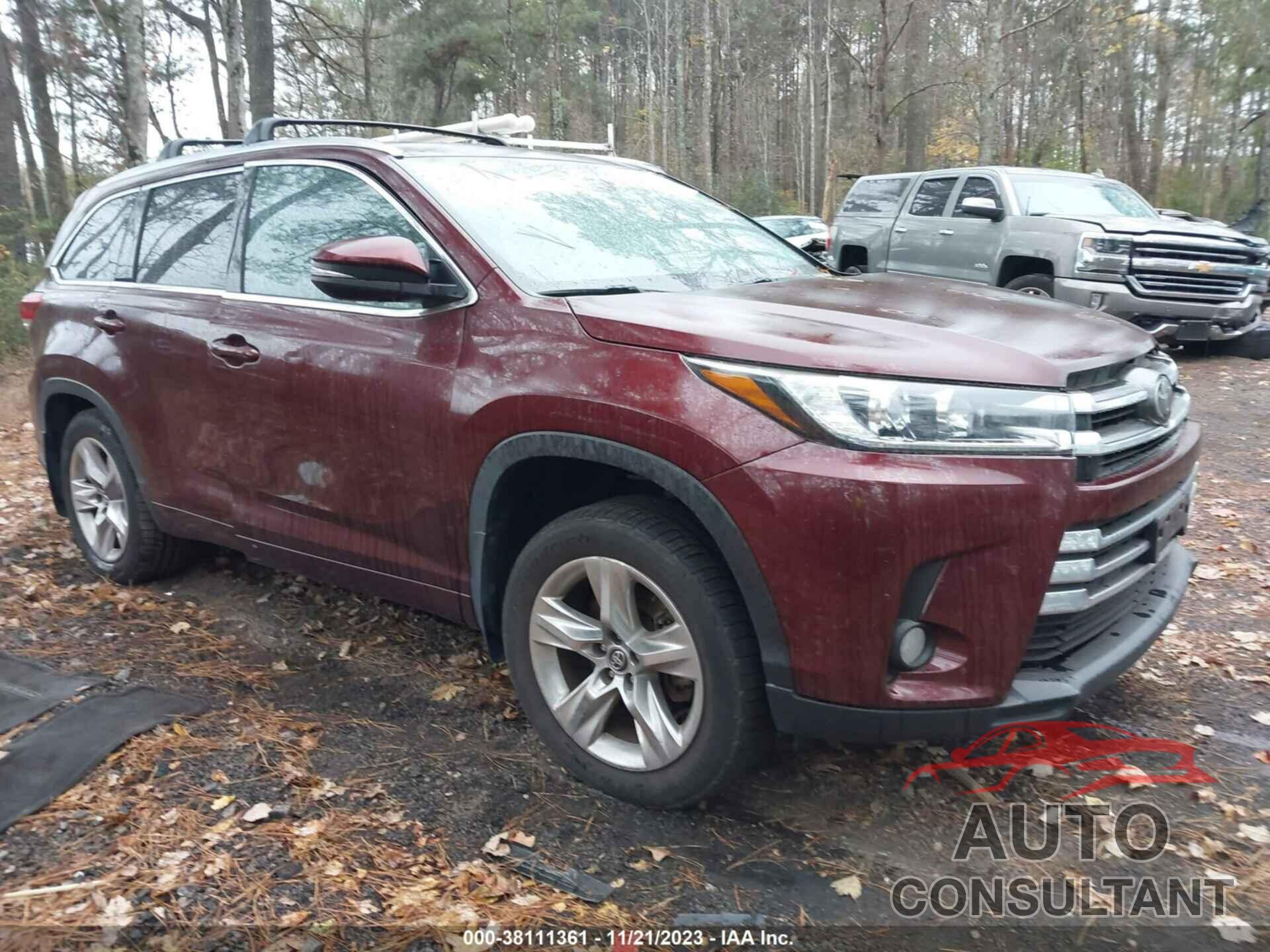 TOYOTA HIGHLANDER 2017 - 5TDDZRFHXHS425906