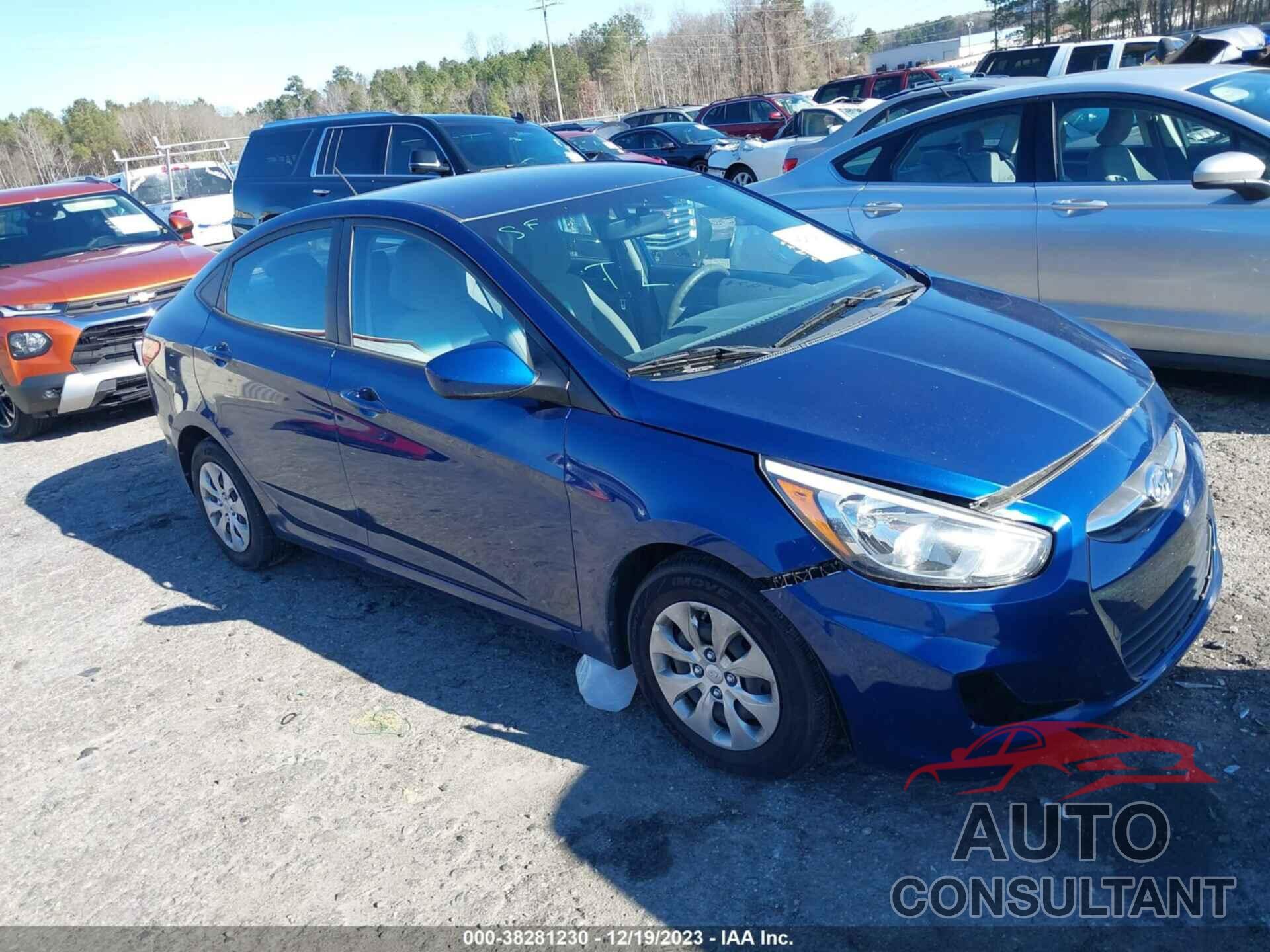 HYUNDAI ACCENT 2017 - KMHCT4AEXHU246091