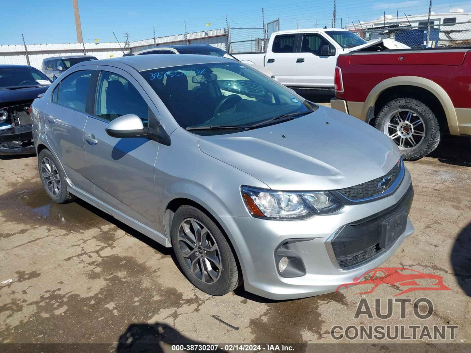 CHEVROLET SONIC 2020 - 1G1JD5SB8L4110708