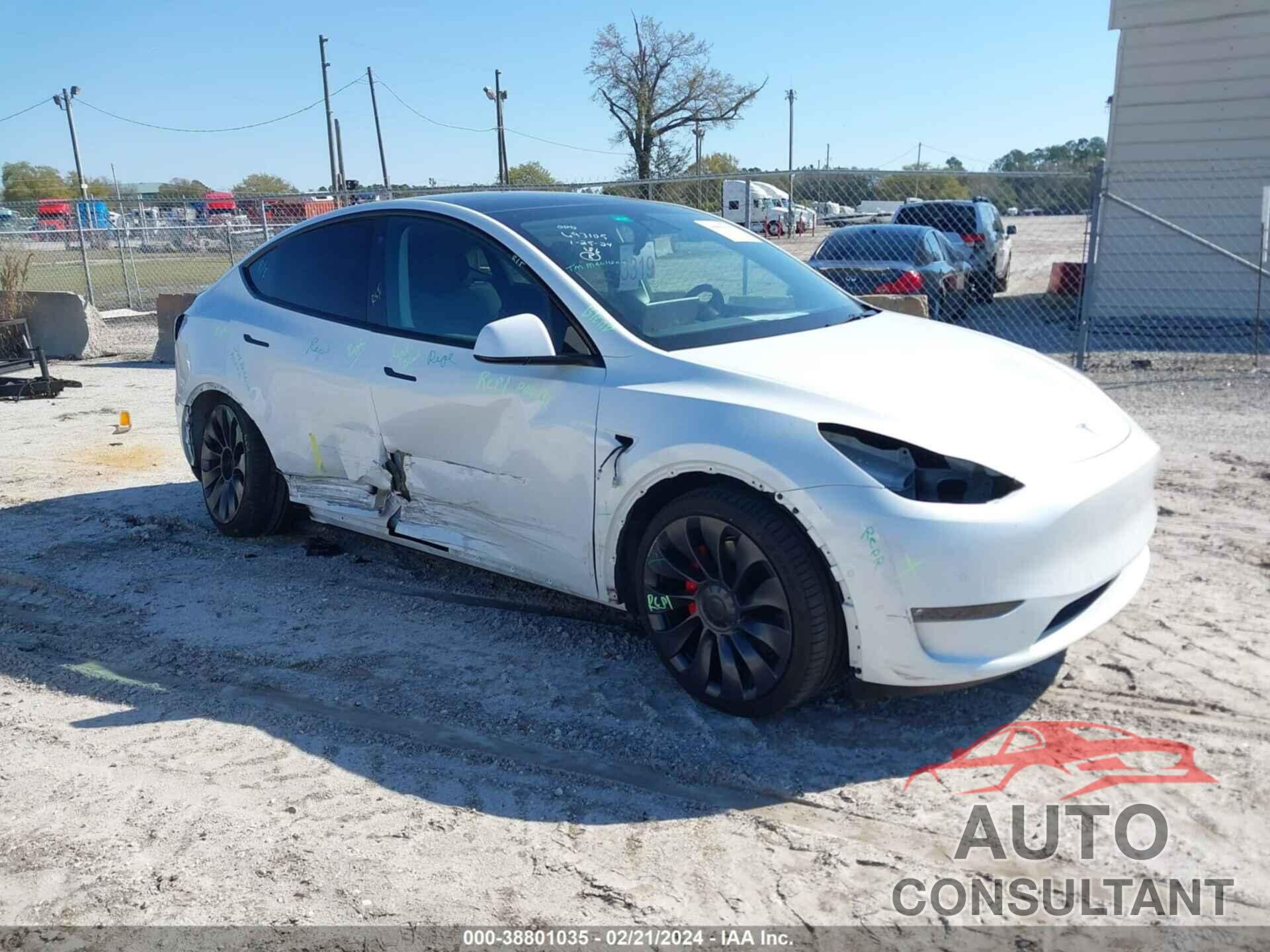 TESLA MODEL Y 2021 - 5YJYGDEF5MF245161