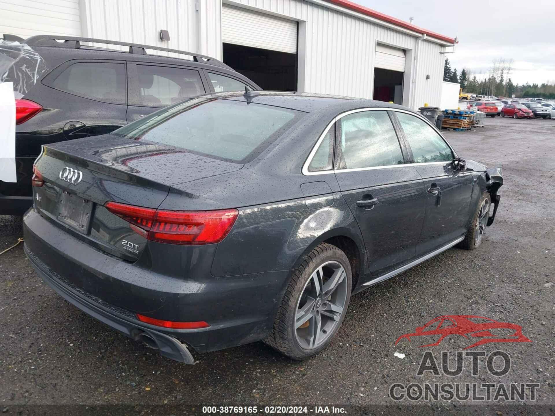 AUDI A4 2017 - WAUENAF40HN020431