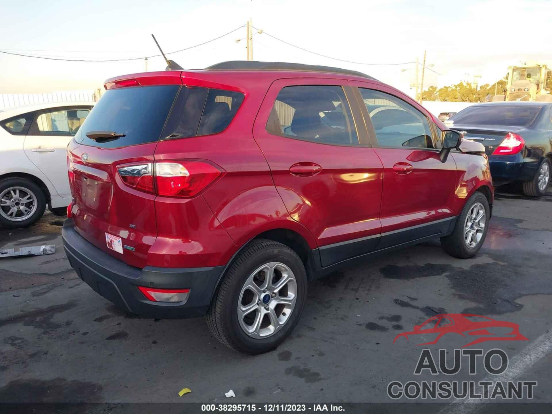 FORD ECOSPORT 2019 - MAJ3S2GE2KC274182