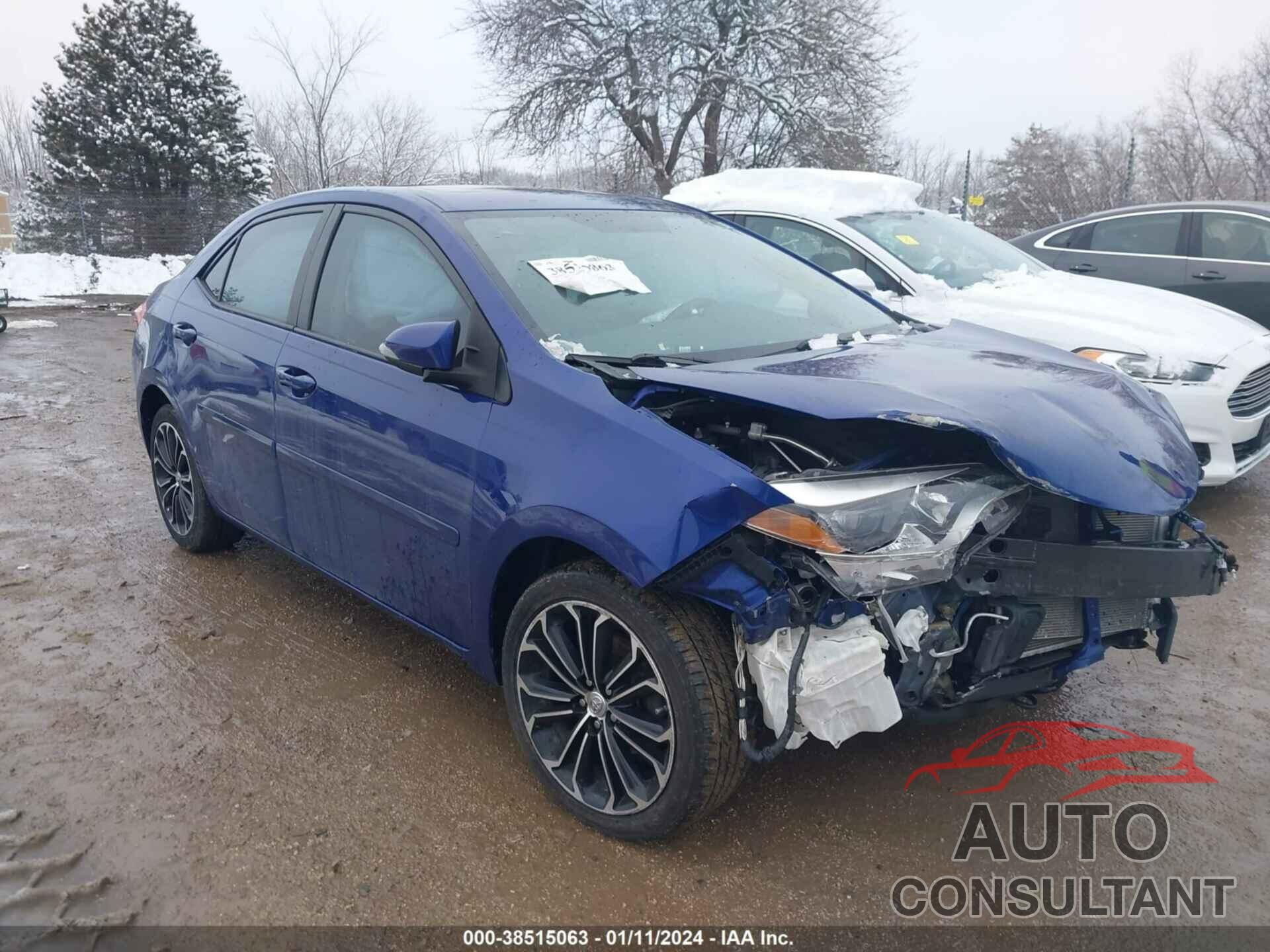 TOYOTA COROLLA 2016 - 5YFBURHE9GP378397