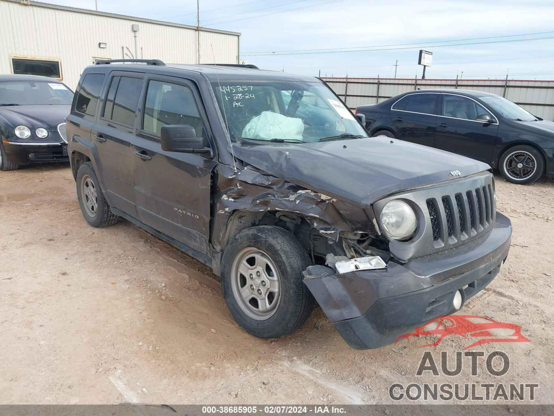 JEEP PATRIOT 2016 - 1C4NJPBA6GD513399