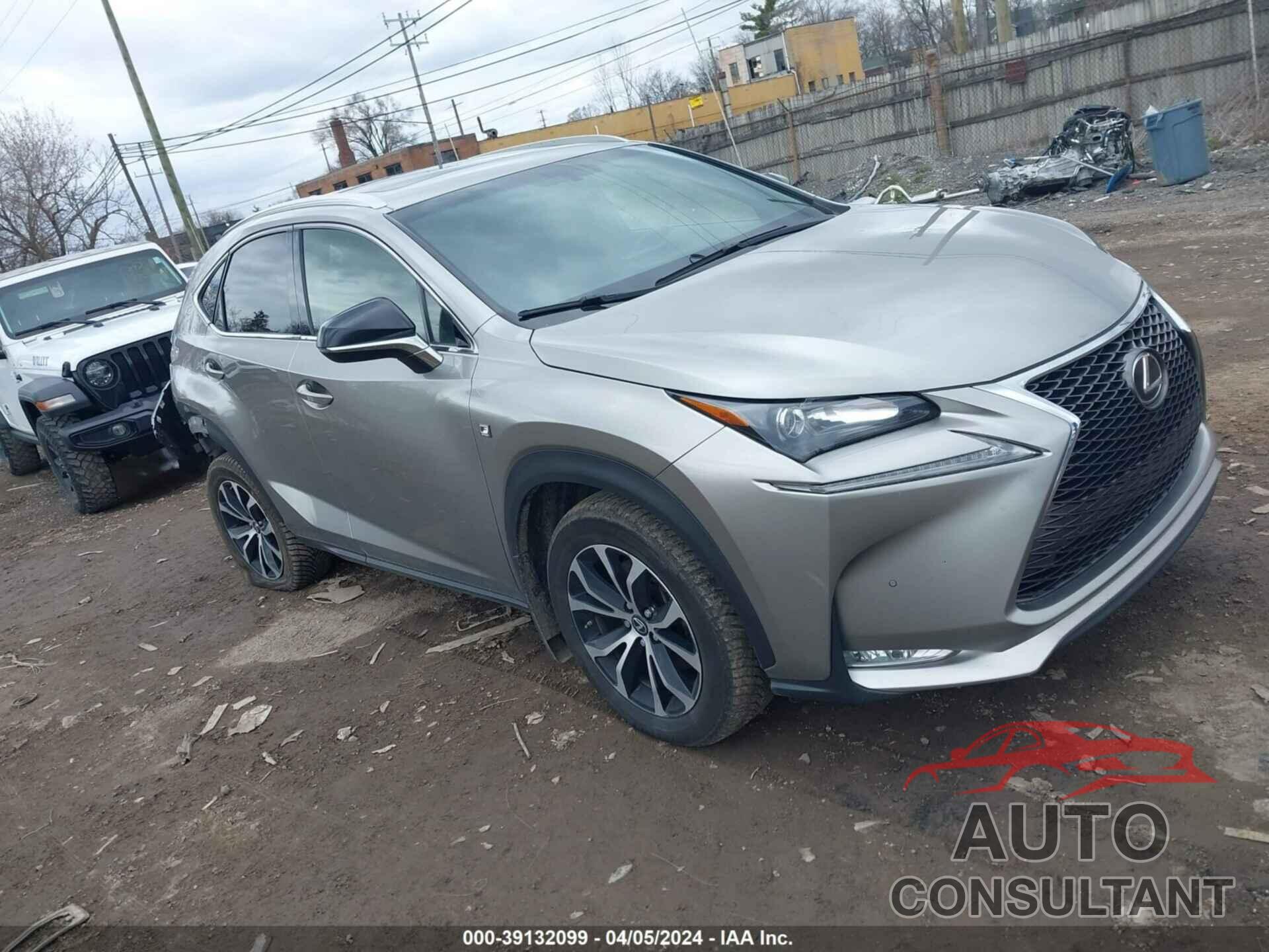 LEXUS NX 200T 2016 - JTJBARBZ0G2095287