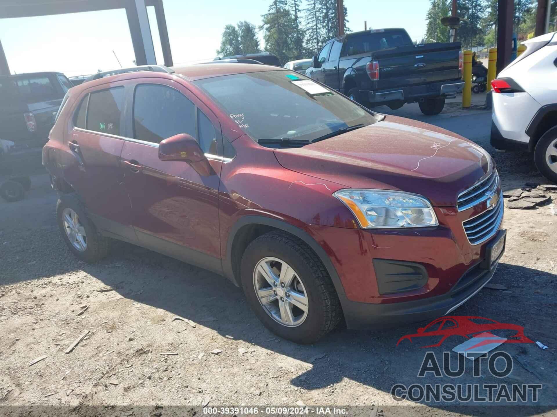 CHEVROLET TRAX 2016 - 3GNCJPSB2GL236770