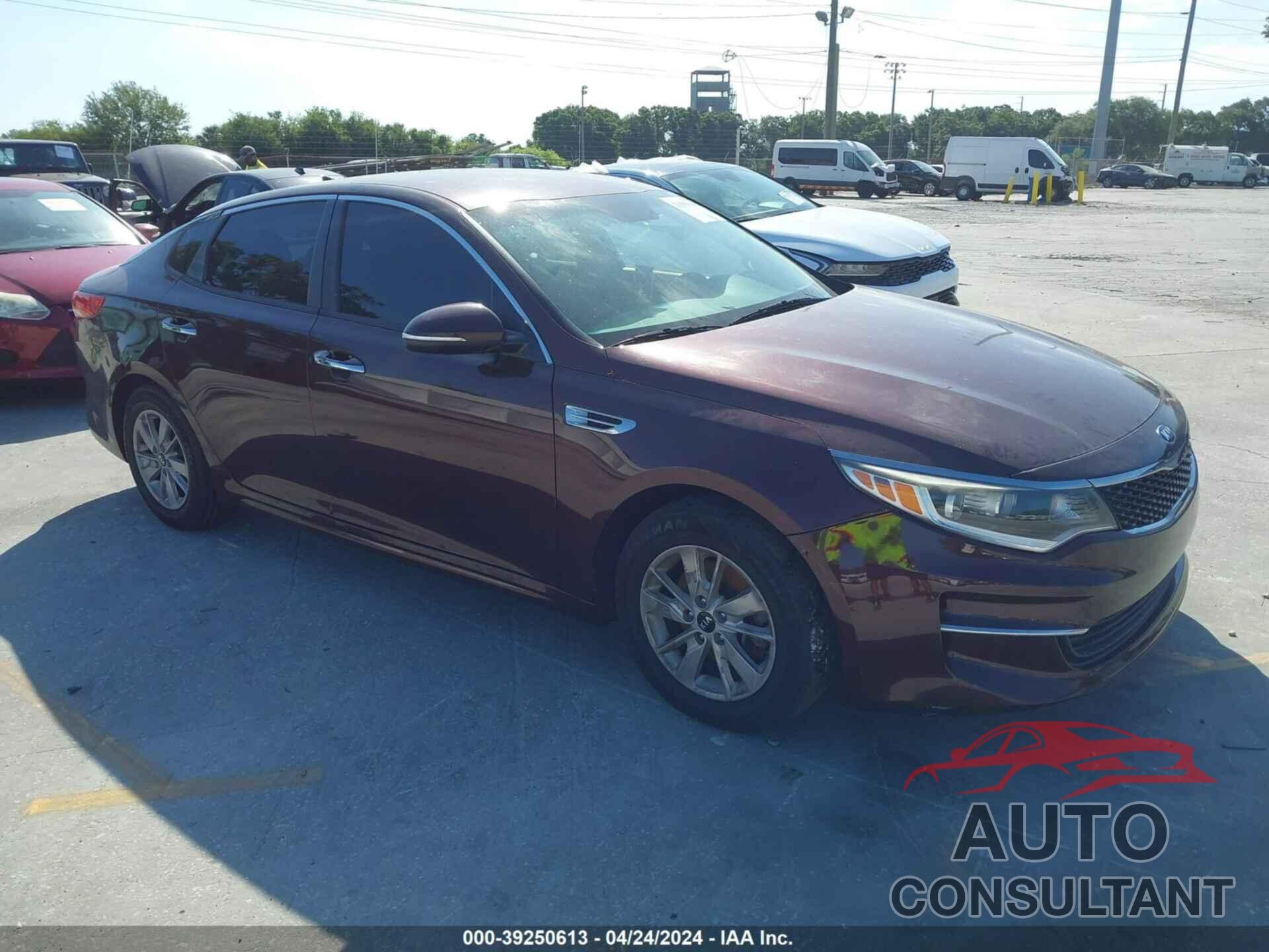 KIA OPTIMA 2016 - 5XXGT4L3XGG095291