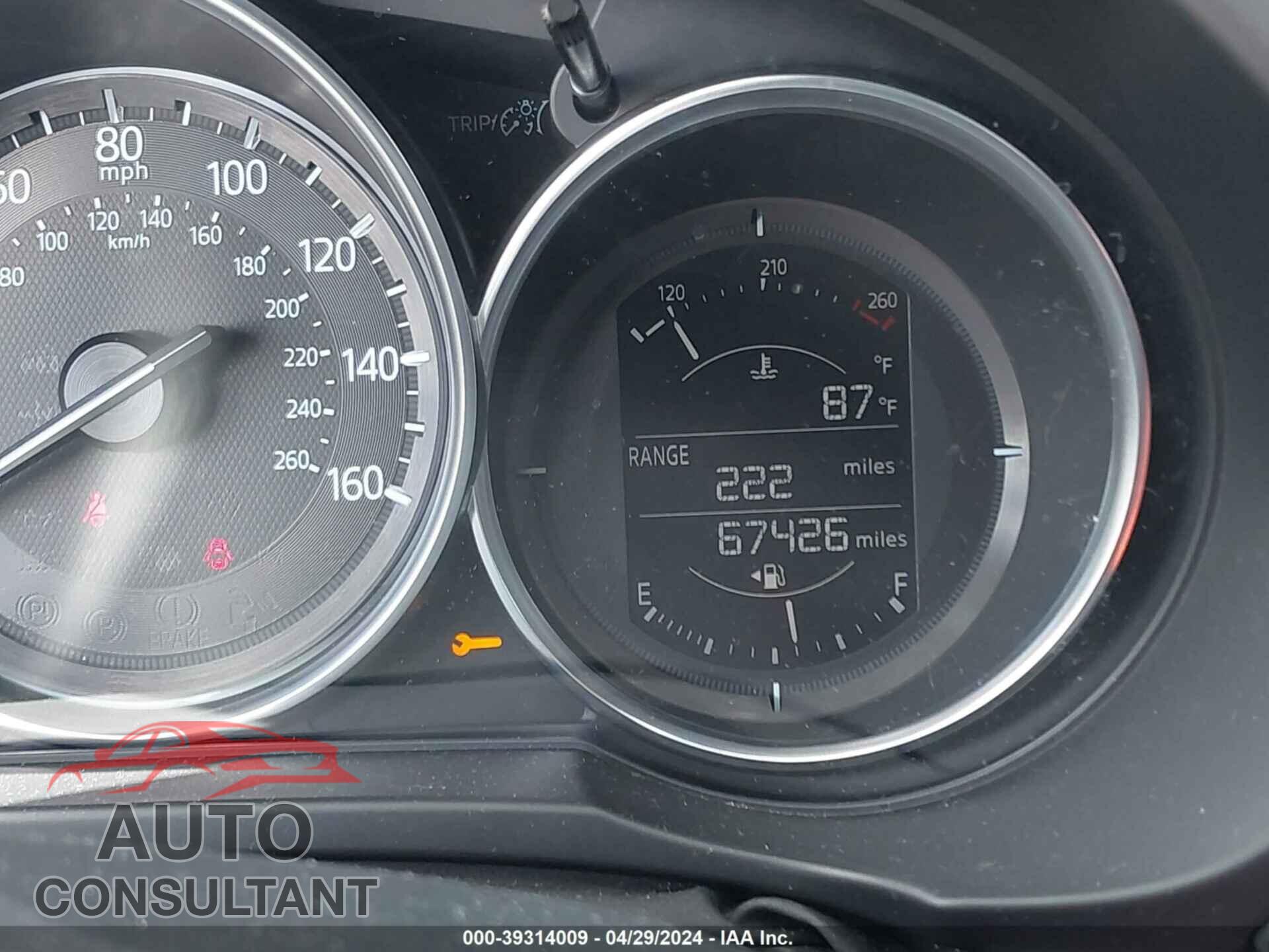 MAZDA CX-5 2017 - JM3KFACL2H0195296