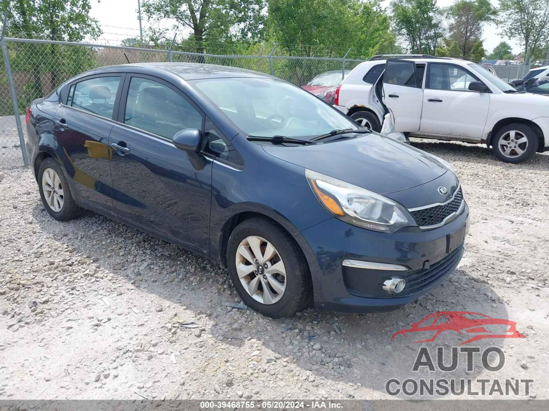 KIA RIO 2016 - KNADN4A30G6642922