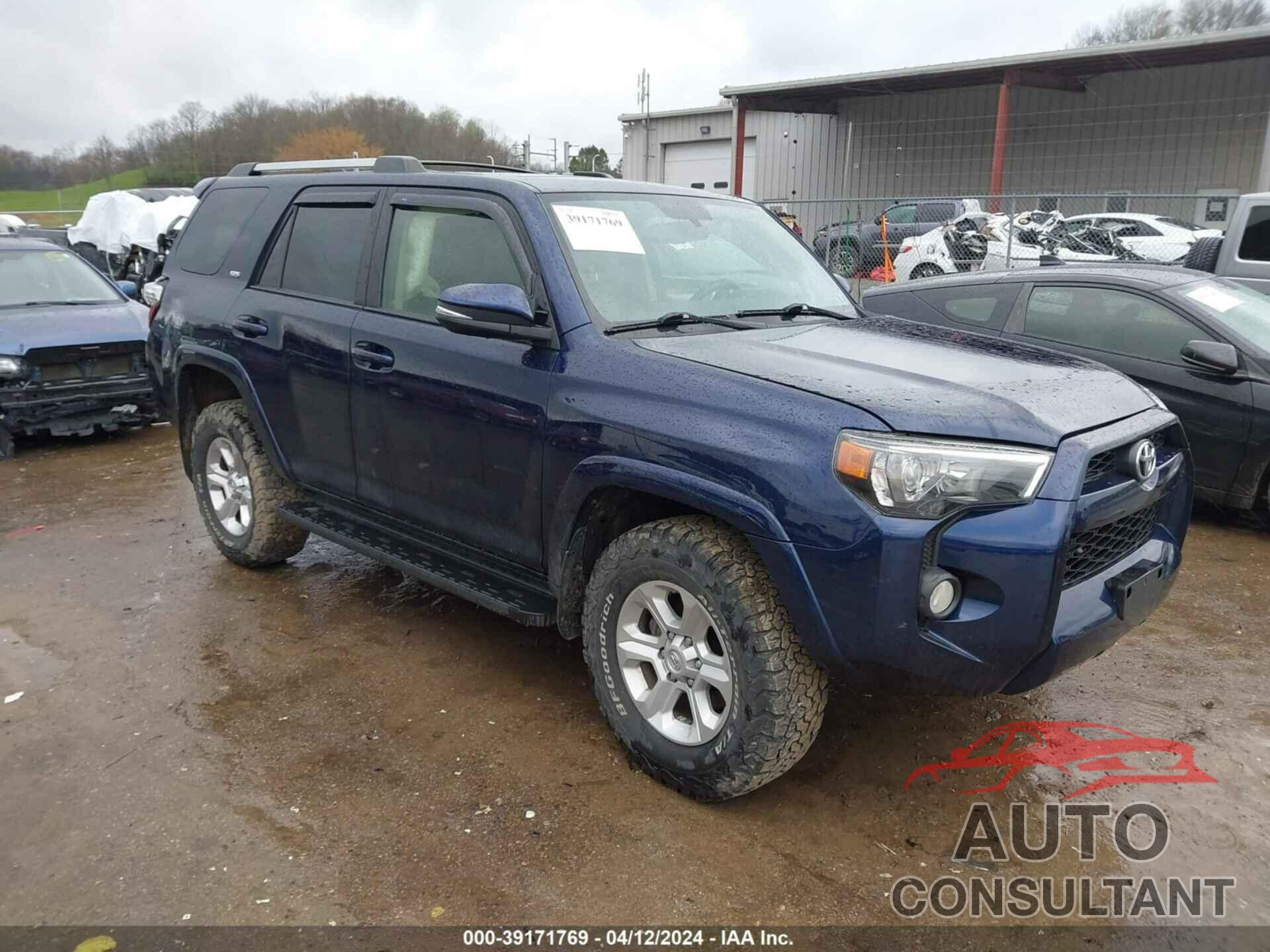 TOYOTA 4RUNNER 2019 - JTEBU5JR0K5653856