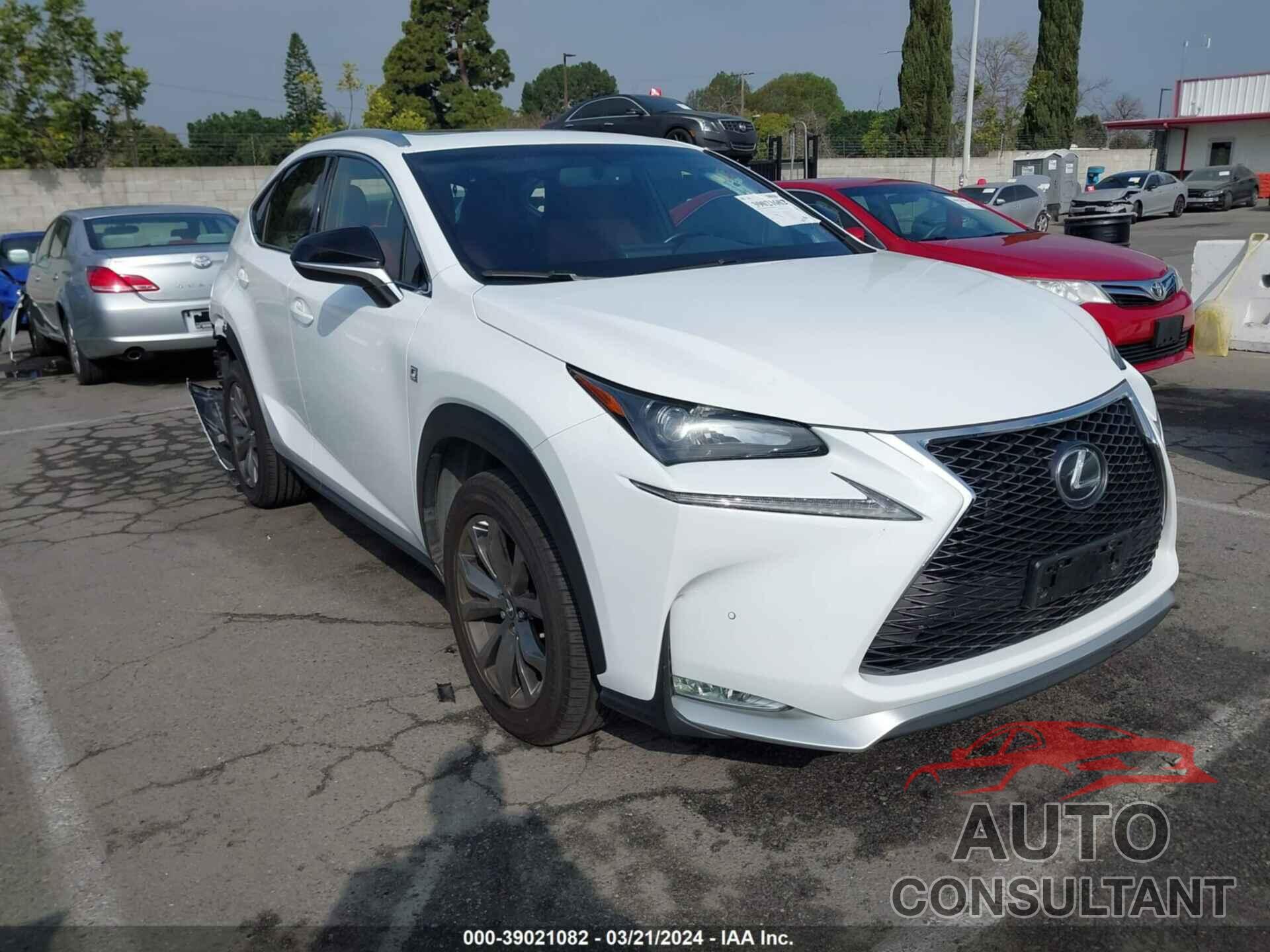 LEXUS NX 200T 2016 - JTJYARBZ3G2022442