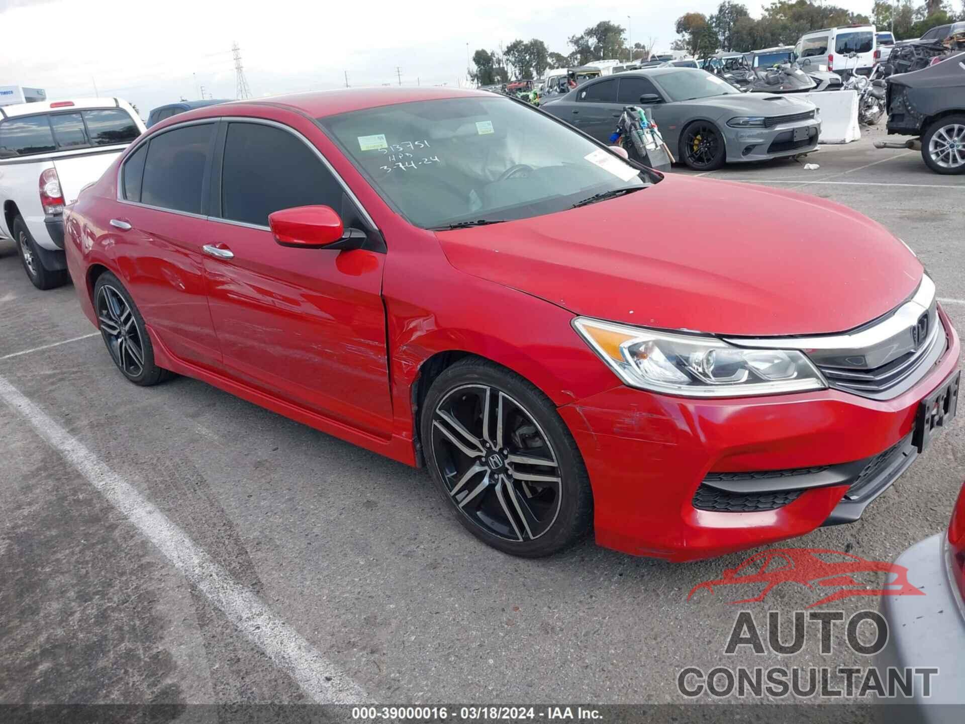 HONDA ACCORD 2017 - 1HGCR2F55HA272701