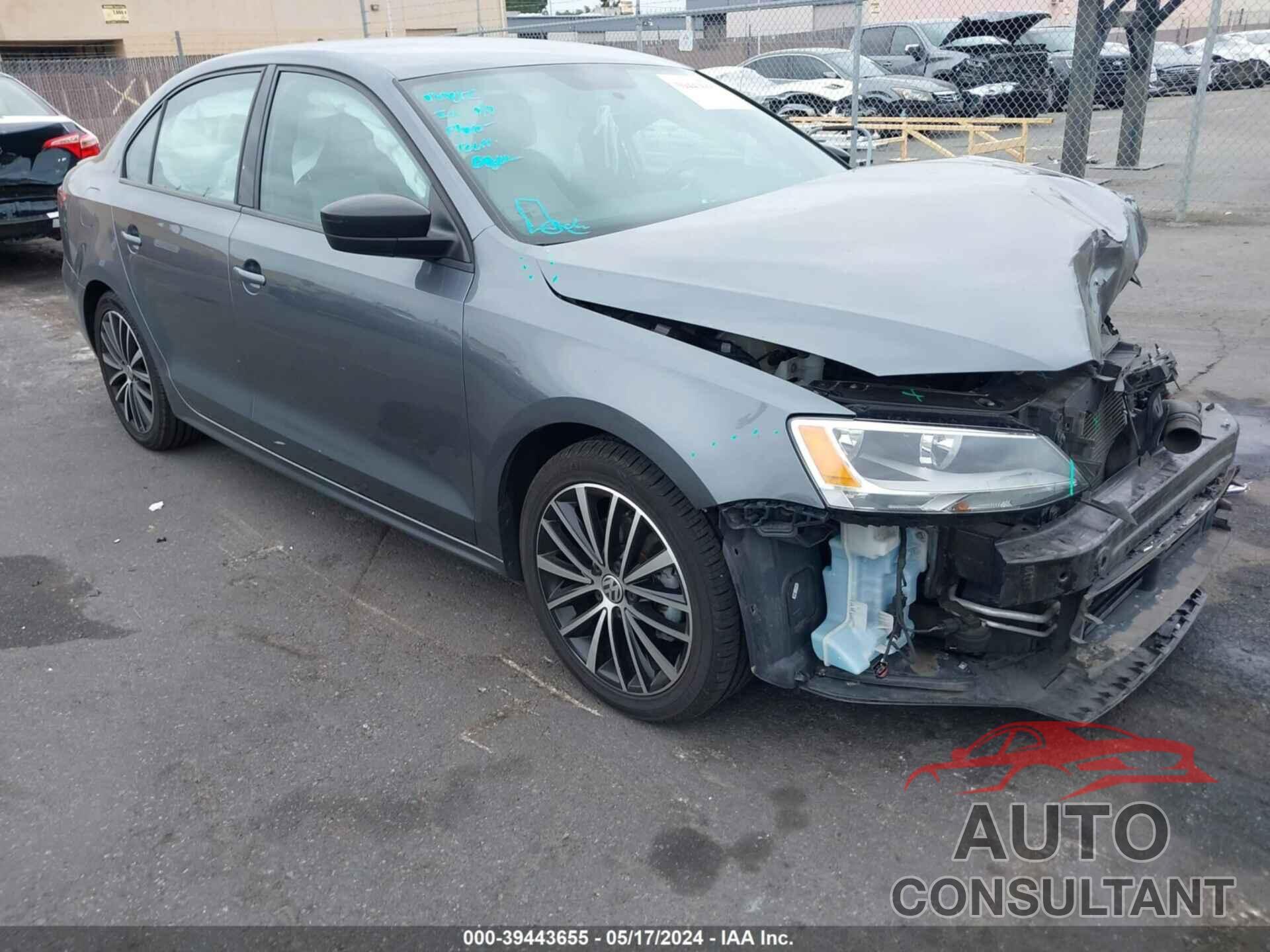 VOLKSWAGEN JETTA 2016 - 3VWD17AJ2GM397472
