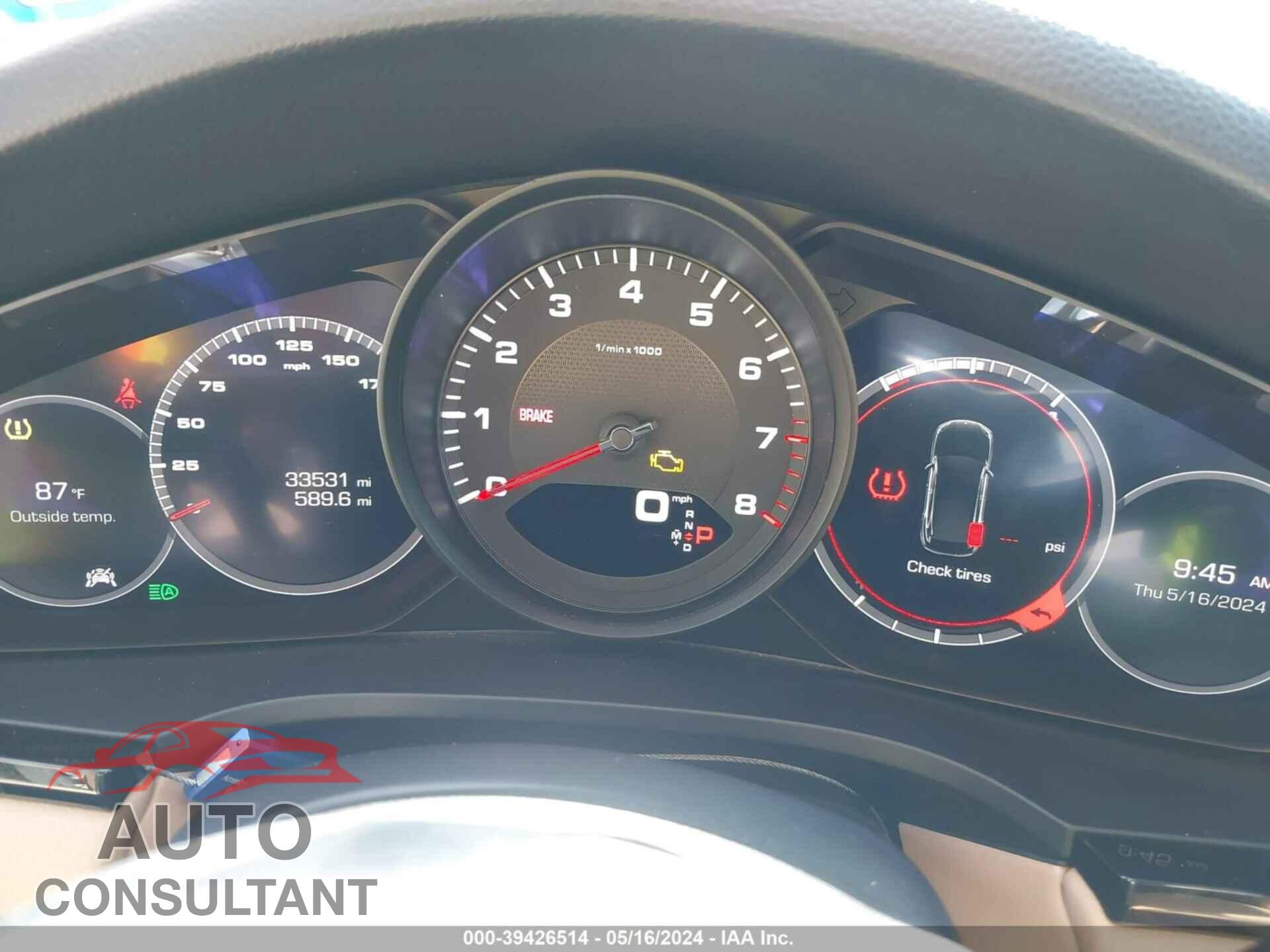 PORSCHE CAYENNE 2020 - WP1AA2AY6LDA02302