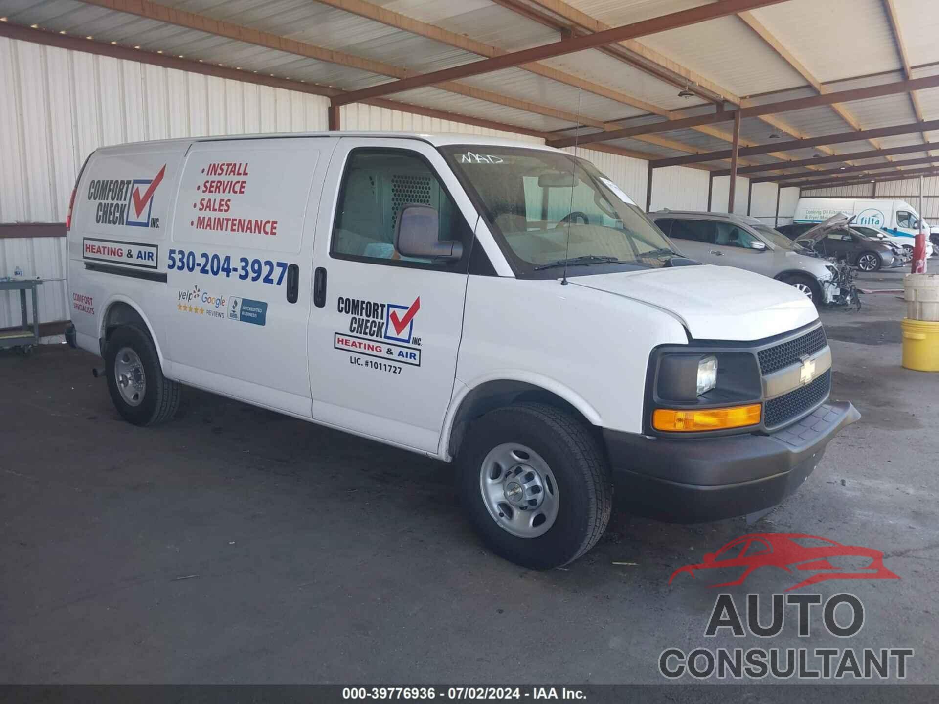 CHEVROLET EXPRESS 2500 2016 - 1GCWGAFF7G1190049