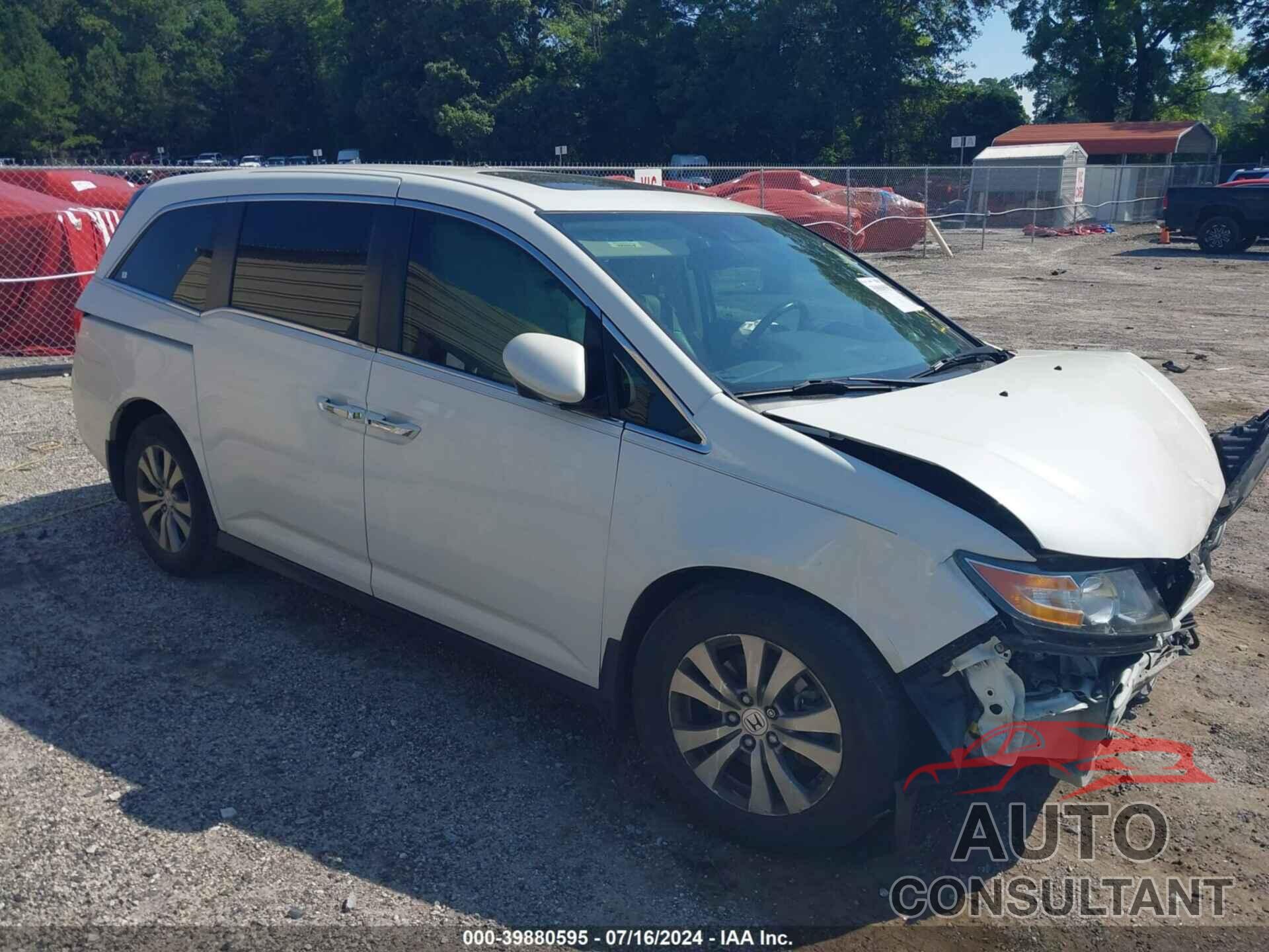 HONDA ODYSSEY 2017 - 5FNRL5H65HB004692