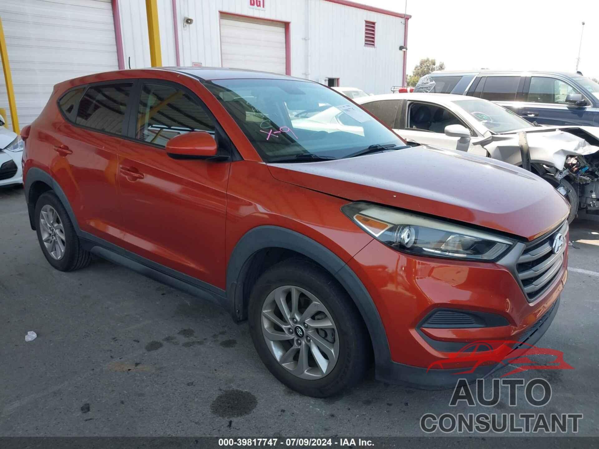 HYUNDAI TUCSON 2016 - KM8J23A43GU040329