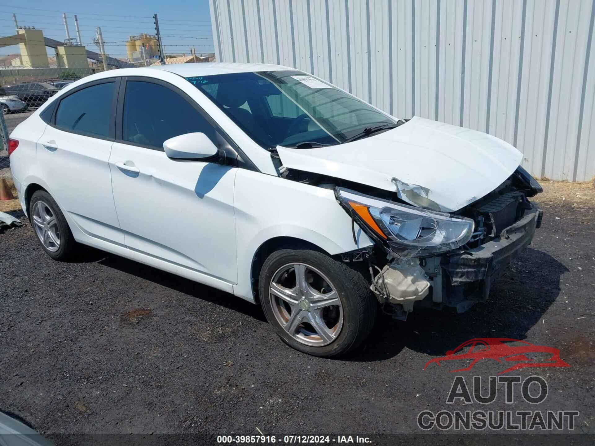 HYUNDAI ACCENT 2016 - KMHCT4AE7GU084581