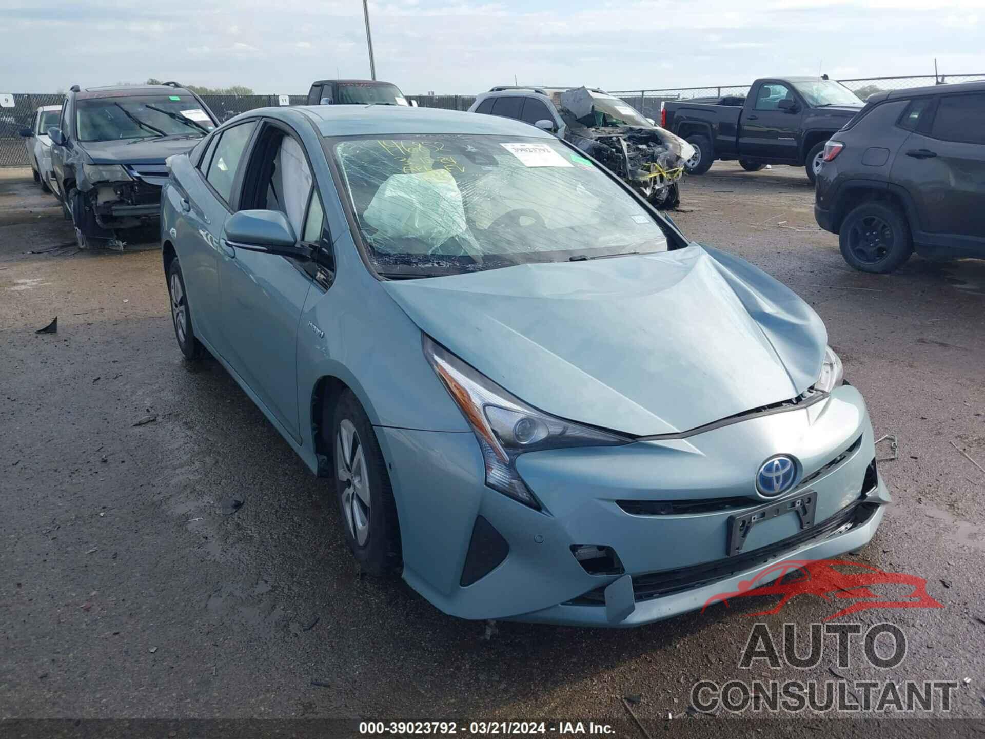 TOYOTA PRIUS 2017 - JTDKBRFU8H3040578