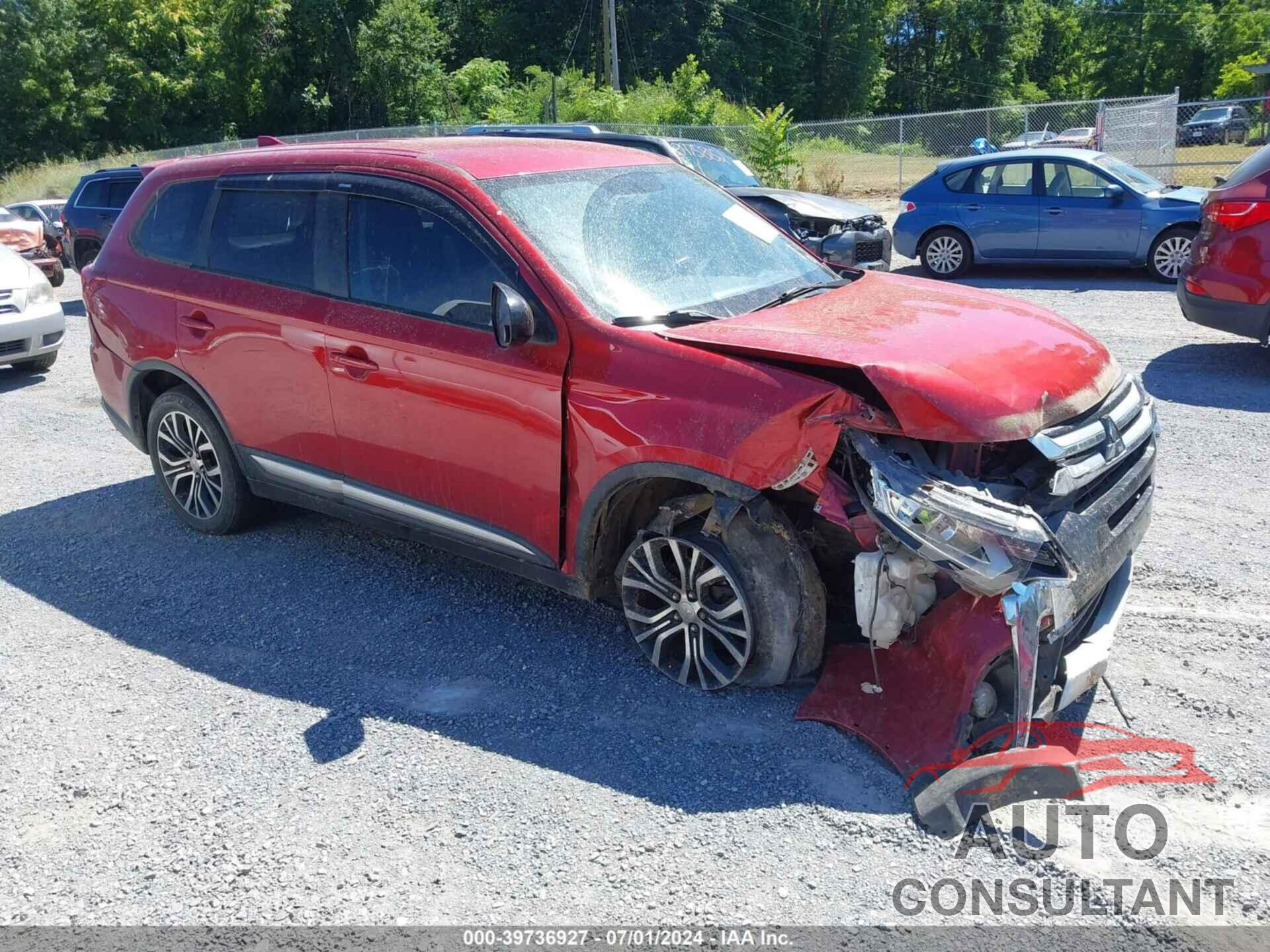 MITSUBISHI OUTLANDER 2017 - JA4AZ2A36HZ000620