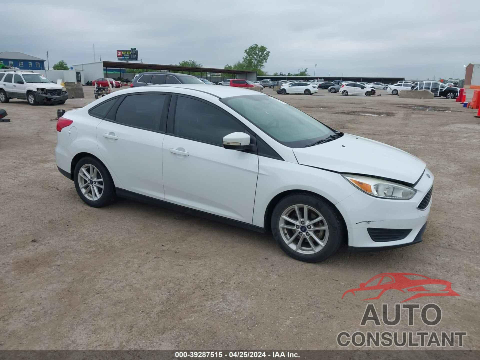 FORD FOCUS 2016 - 1FADP3F21GL387258