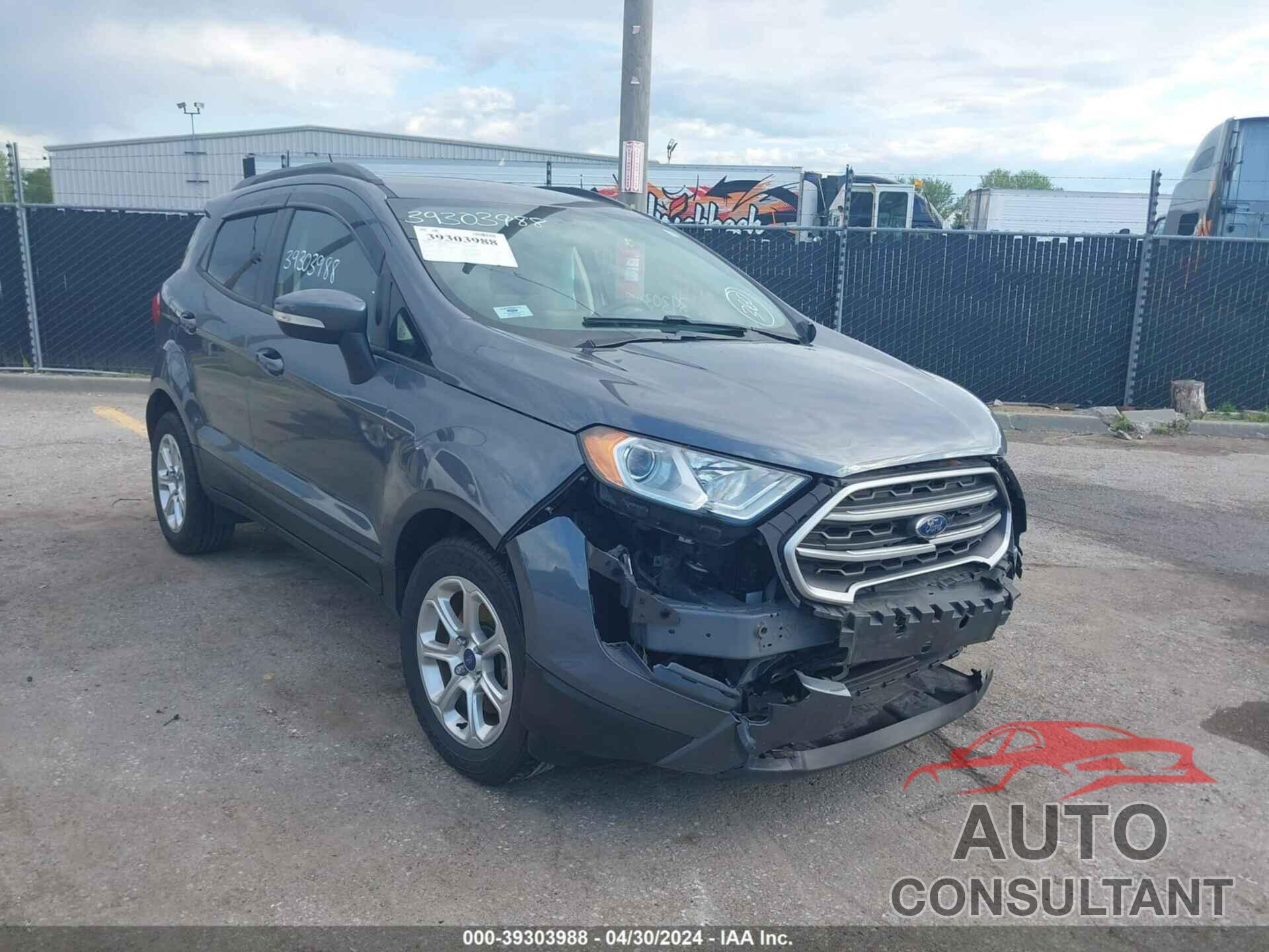 FORD ECOSPORT 2018 - MAJ3P1TE6JC220030