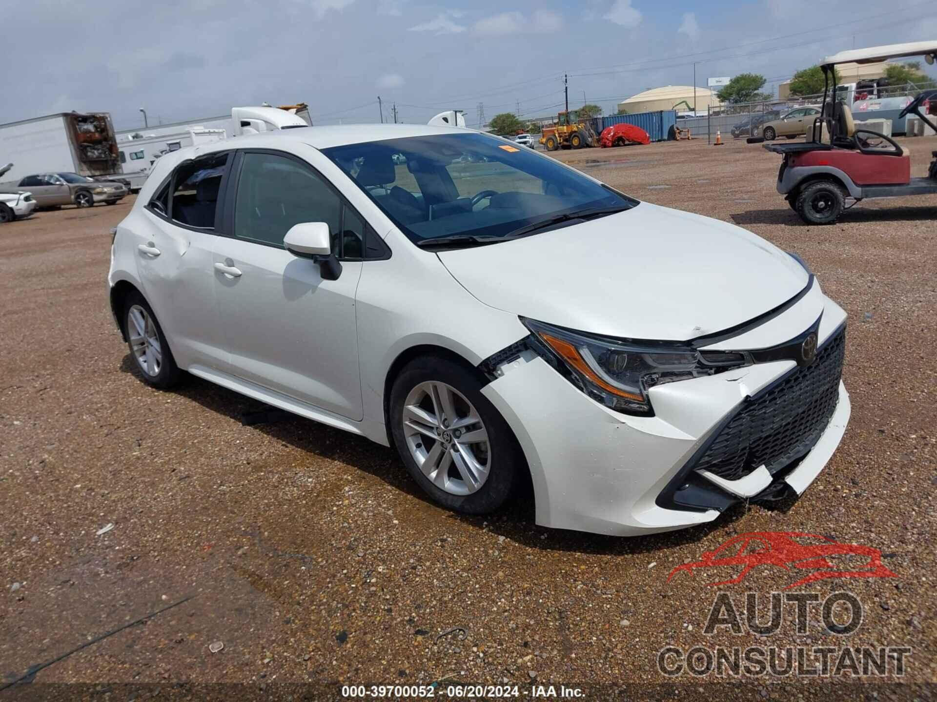 TOYOTA COROLLA 2019 - JTNK4RBE5K3059052