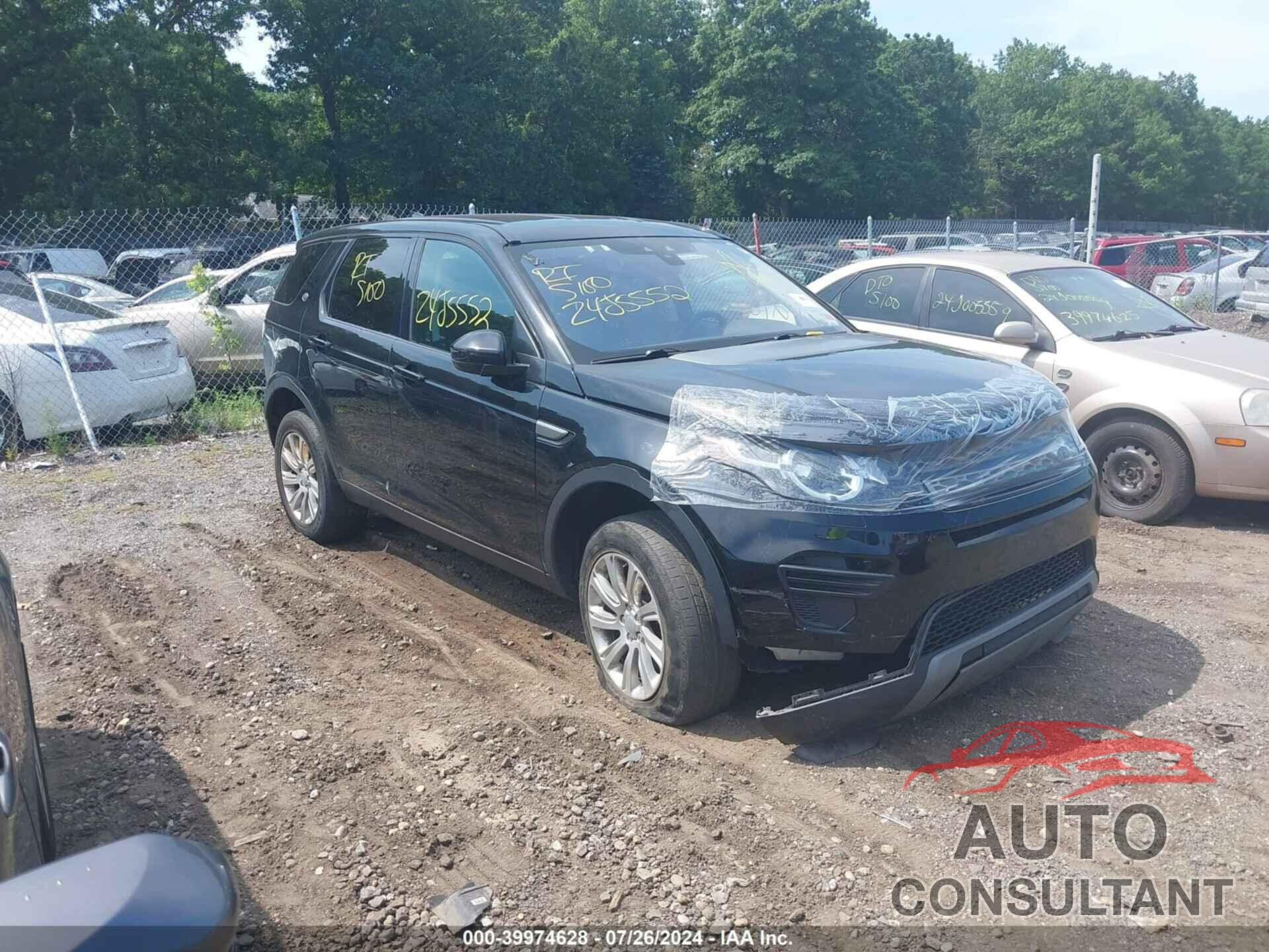 LAND ROVER DISCOVERY SPORT 2017 - SALCP2BG0HH668630