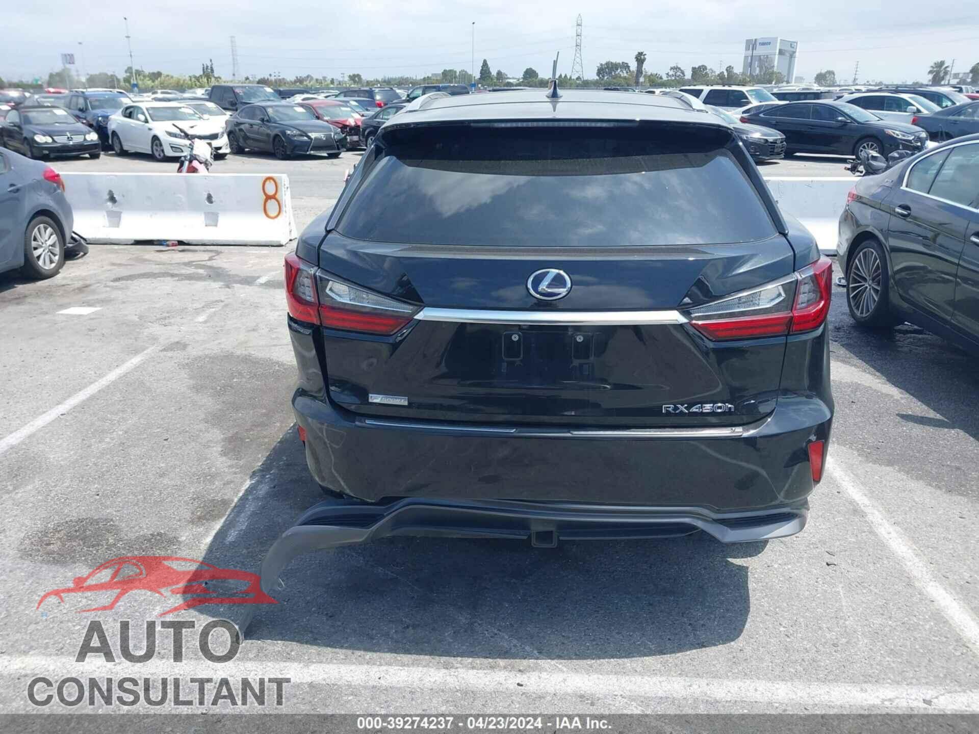 LEXUS RX 450H 2017 - 2T2BGMCA3HC010647