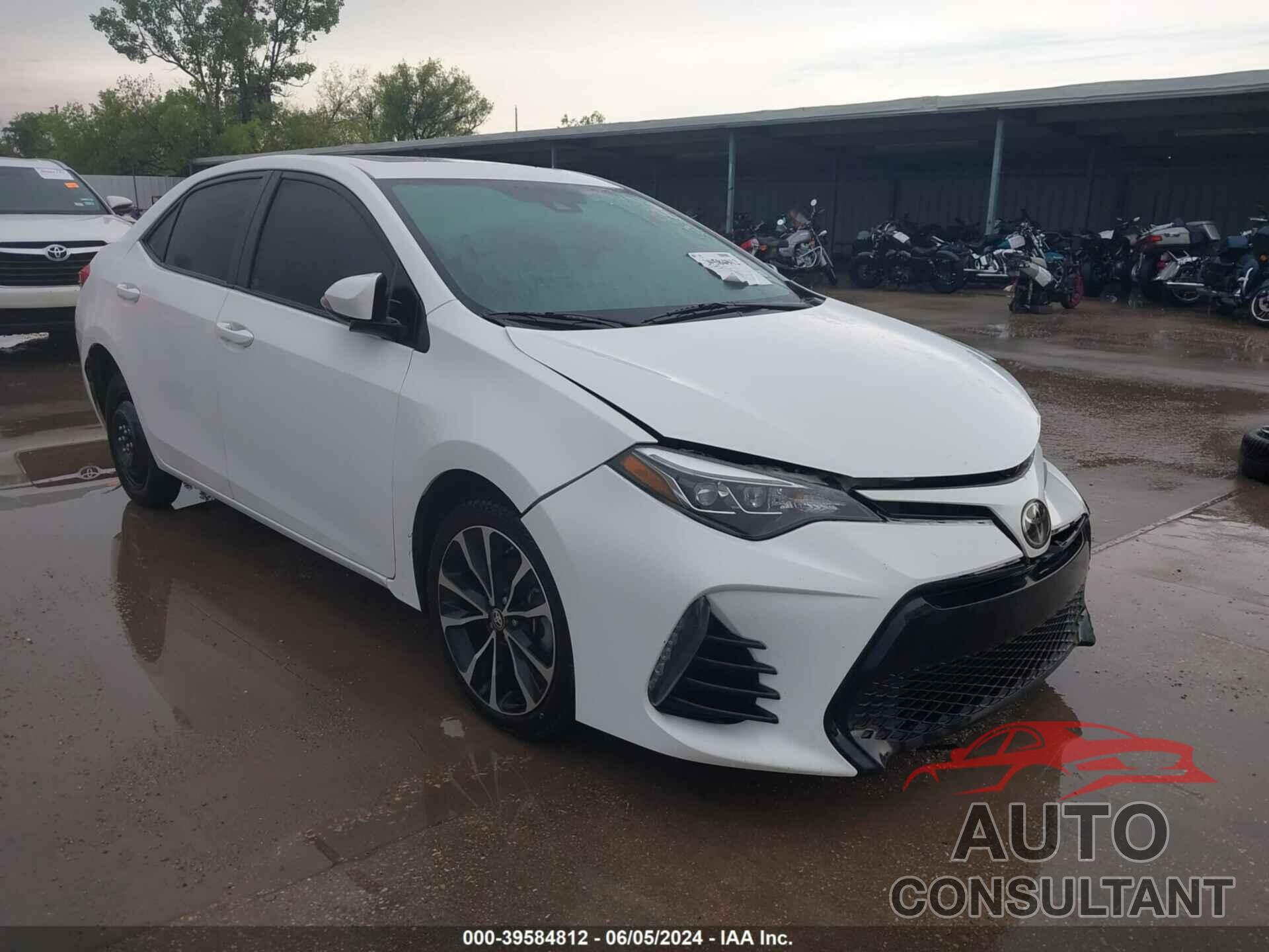 TOYOTA COROLLA 2018 - 2T1BURHE0JC099802