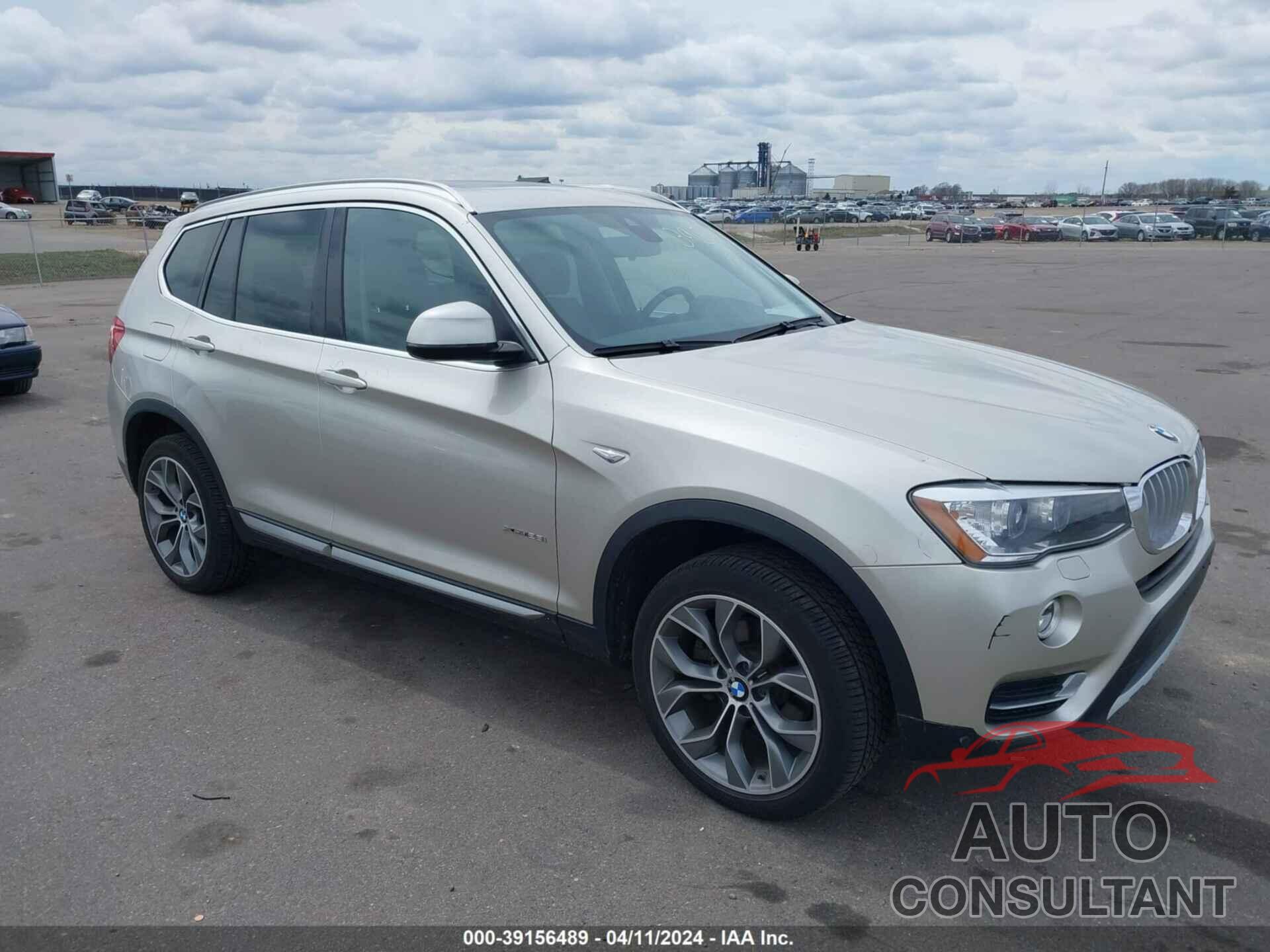 BMW X3 2016 - 5UXWX9C55G0D76657