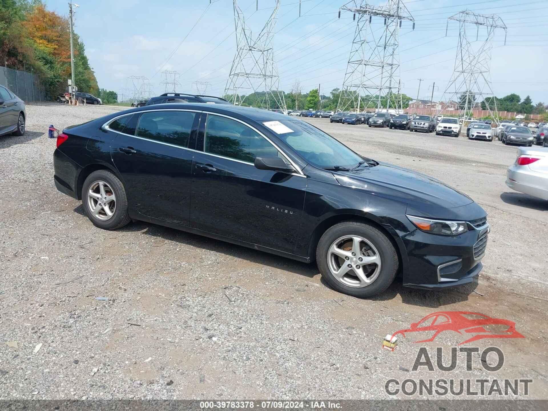 CHEVROLET MALIBU 2017 - 1G1ZC5STXHF247532