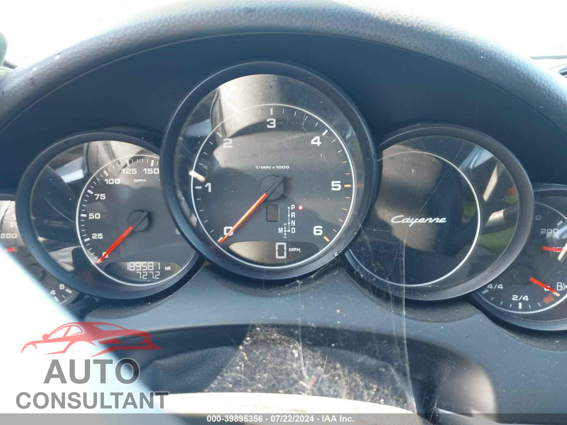 PORSCHE CAYENNE 2015 - WP1AF2A29FLA30876