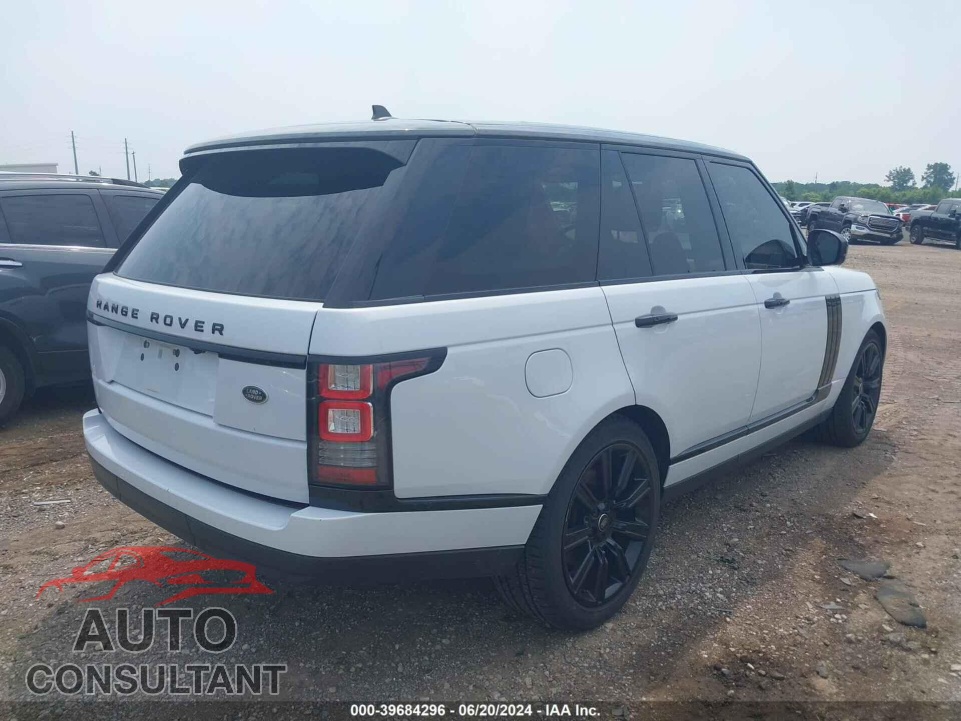 LAND ROVER RANGE ROVER 2016 - SALGS2KF1GA255274