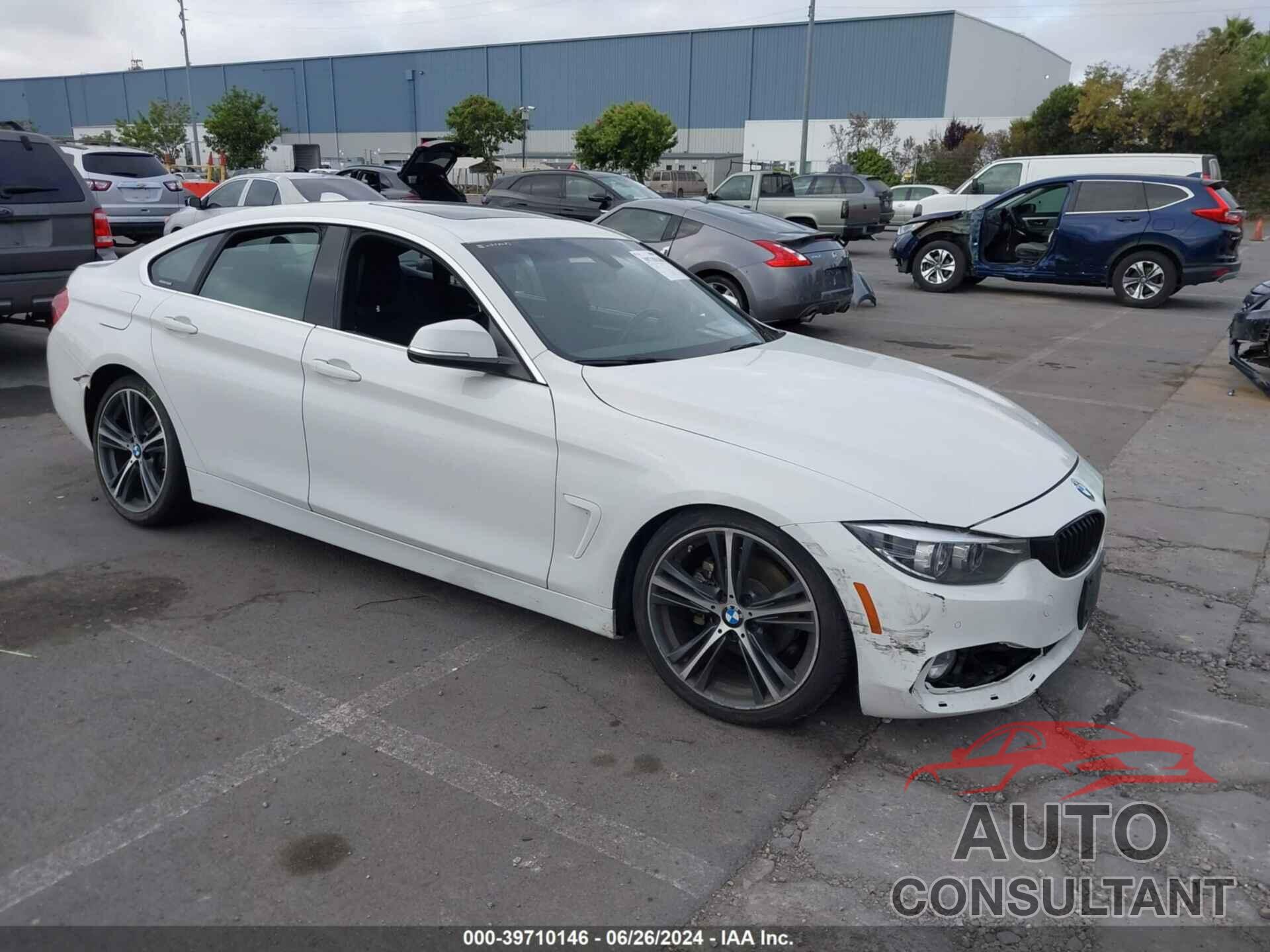 BMW 430I GRAN COUPE 2018 - WBA4J1C55JBG80494