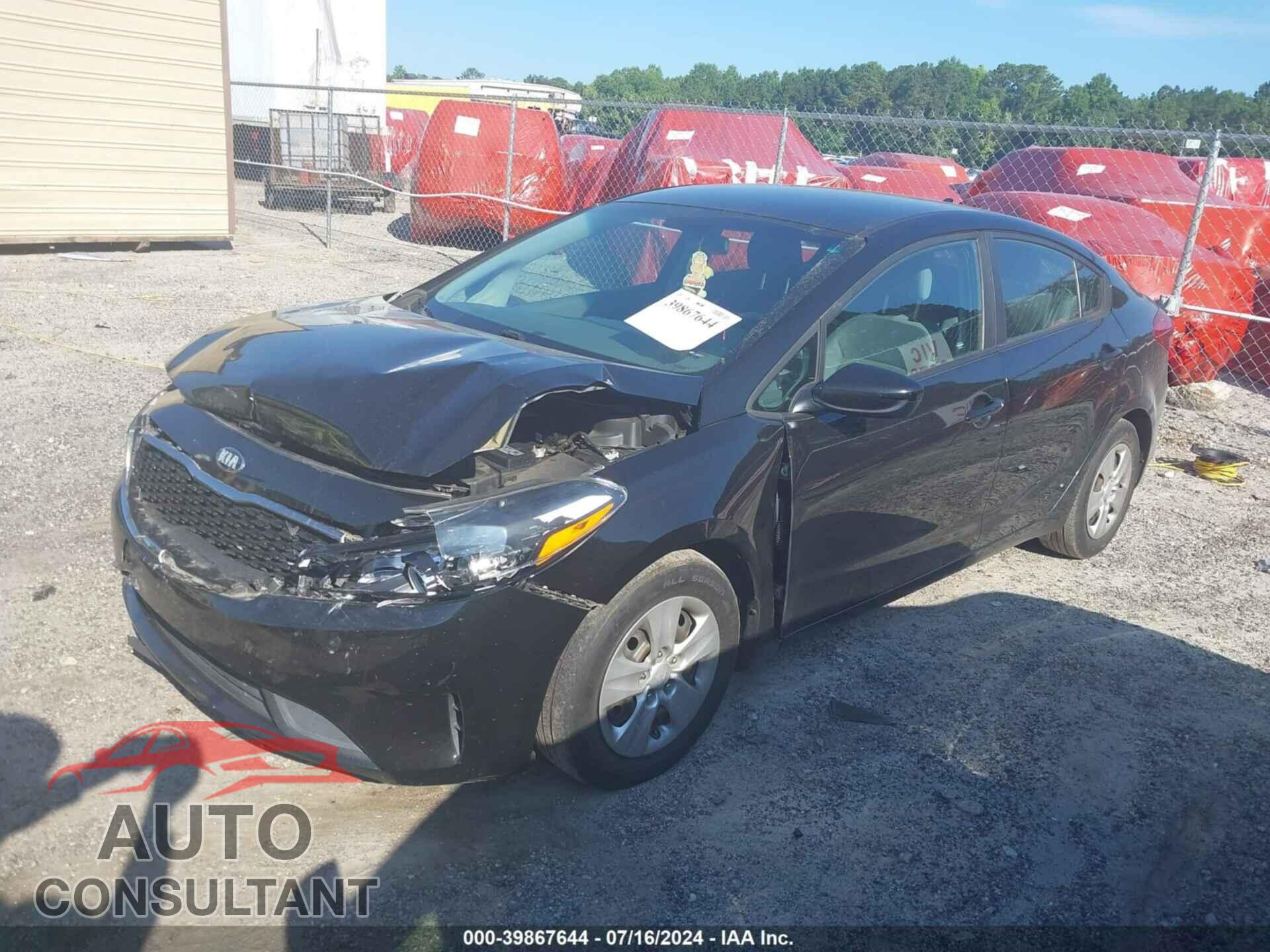 KIA FORTE 2017 - 3KPFL4A75HE083111
