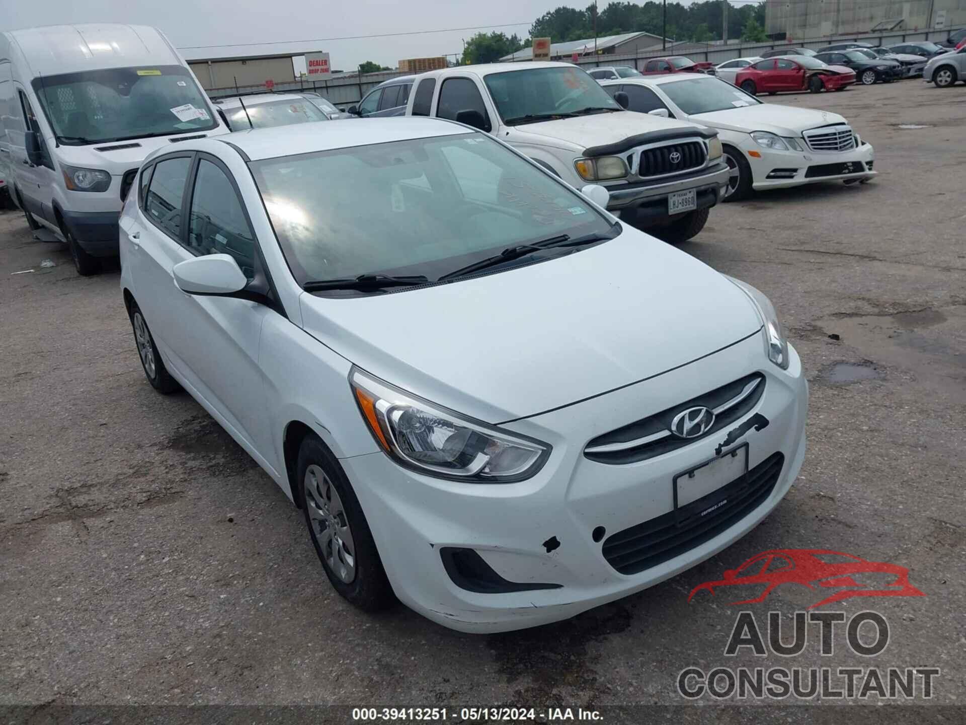 HYUNDAI ACCENT 2017 - KMHCT5AE1HU351513