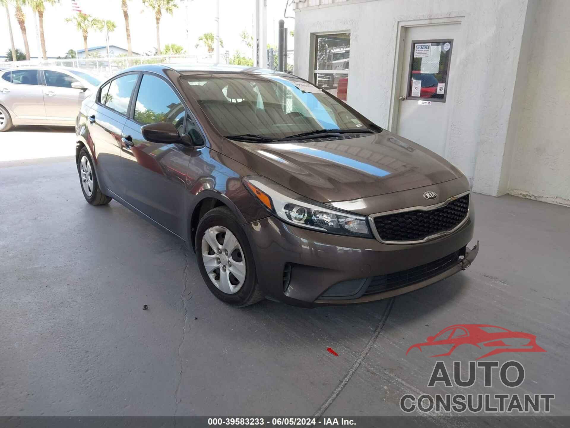 KIA FORTE 2017 - 3KPFK4A74HE087394