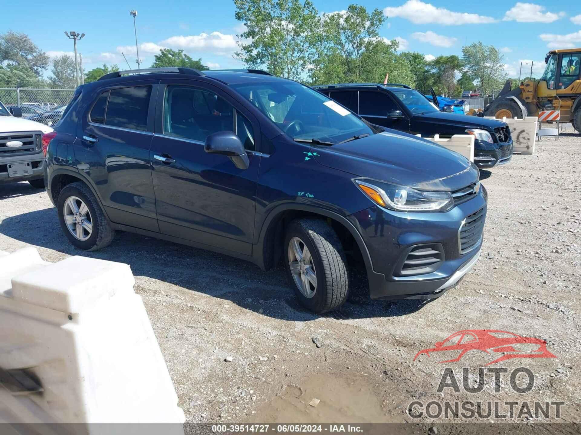 CHEVROLET TRAX 2018 - 3GNCJLSBXJL207288