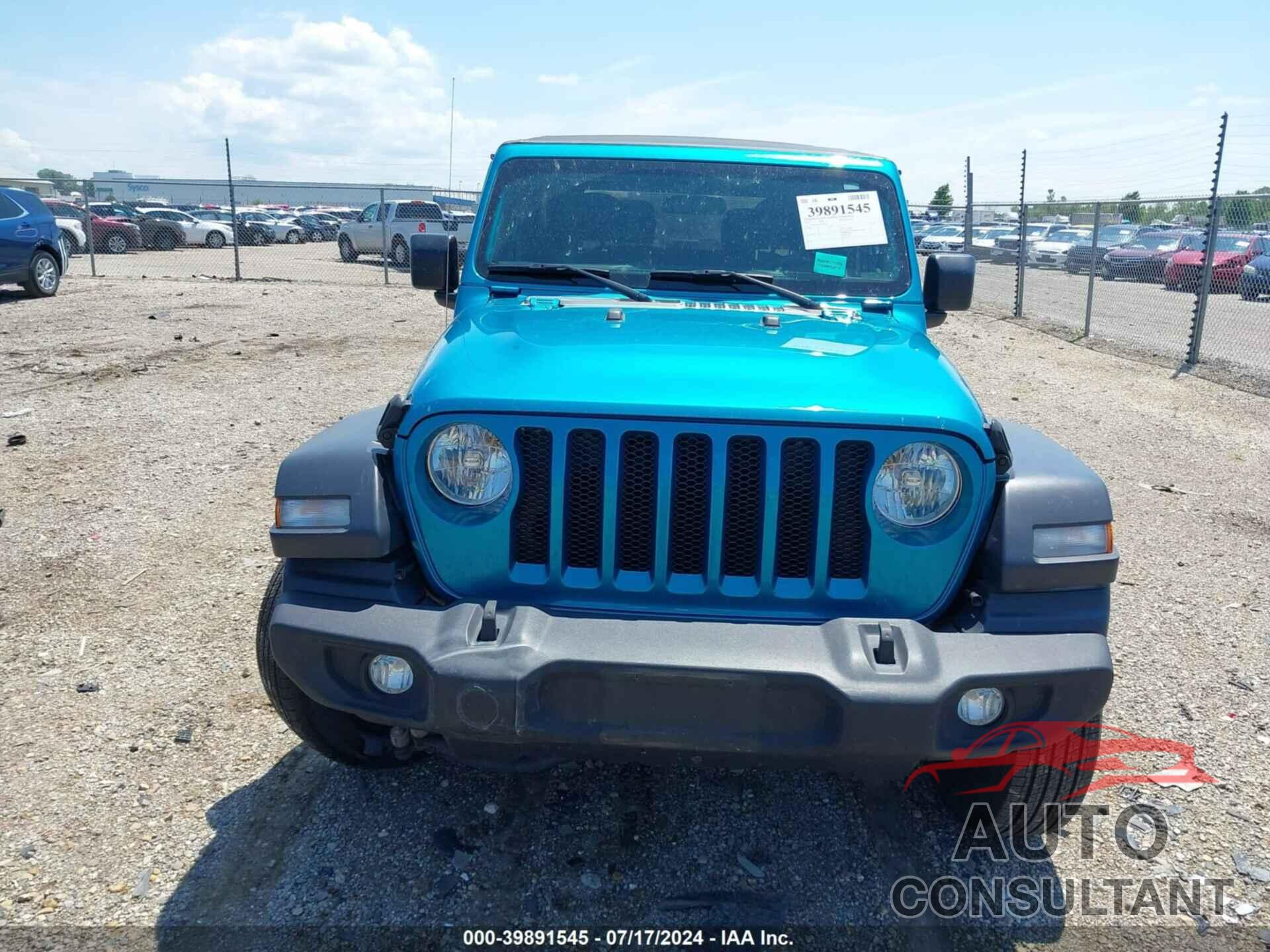 JEEP WRANGLER 2020 - 1C4GJXAN8LW185236