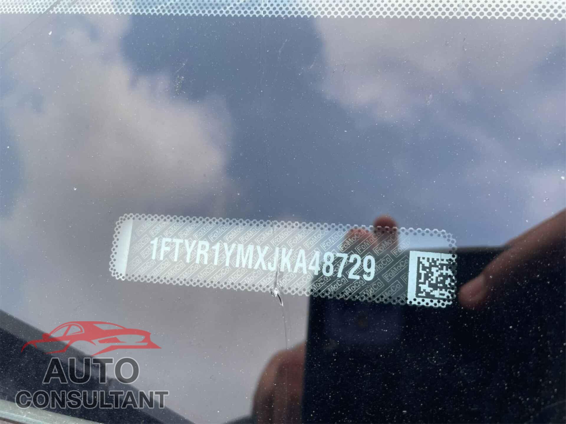 FORD TRANSIT 2018 - 1FTYR1YMXJKA48729