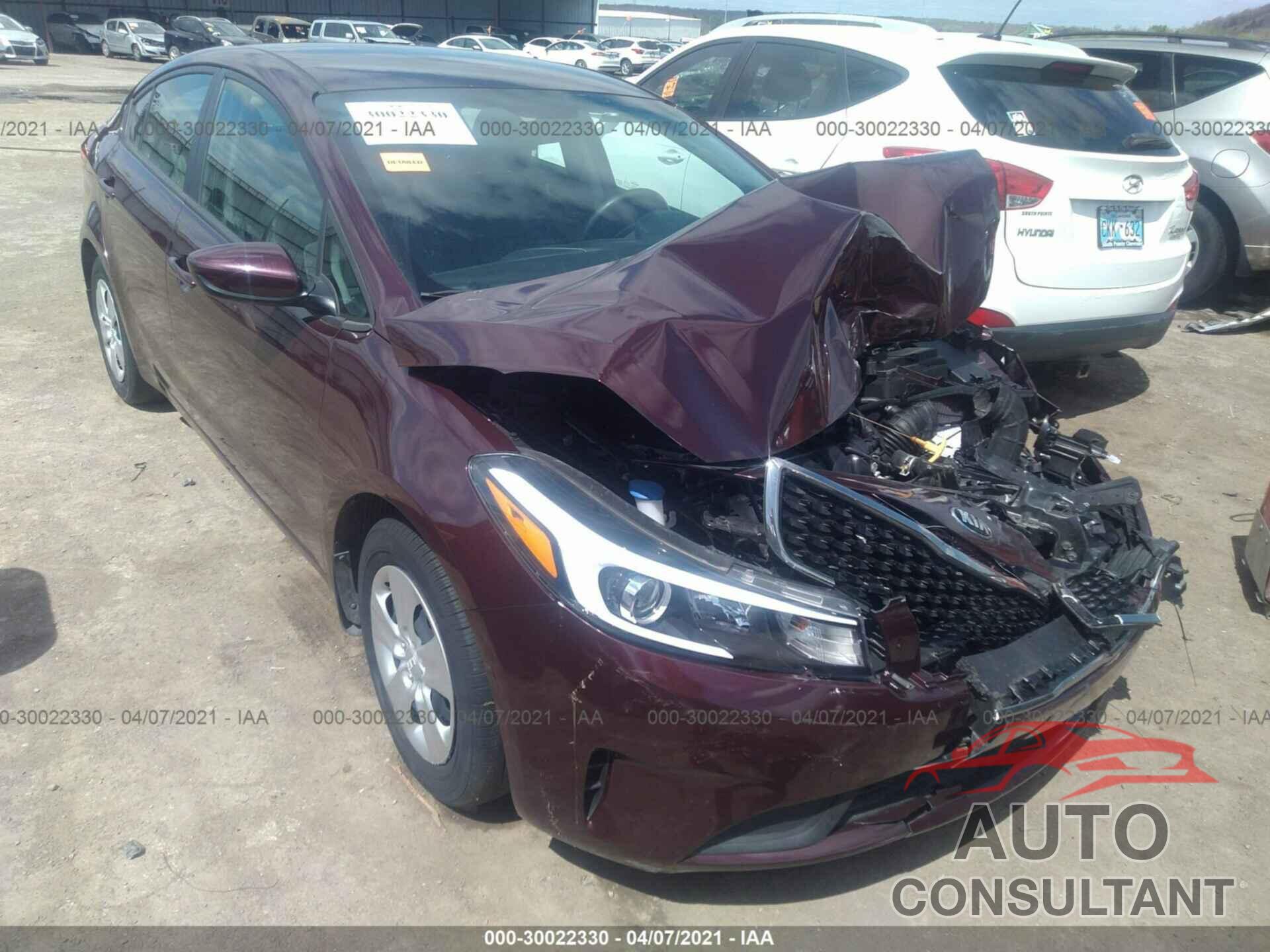 KIA FORTE 2018 - 3KPFL4A75JE175230