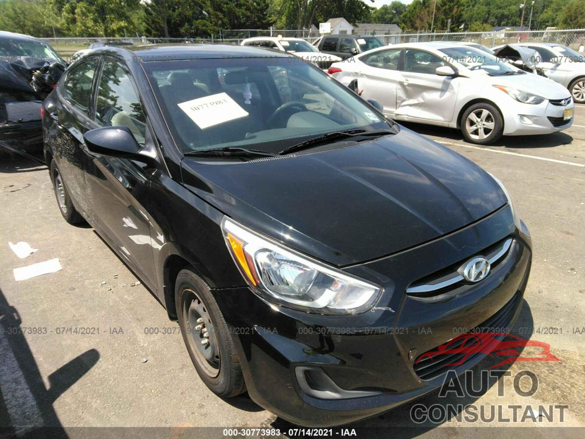 HYUNDAI ACCENT 2016 - KMHCT4AE6GU026672