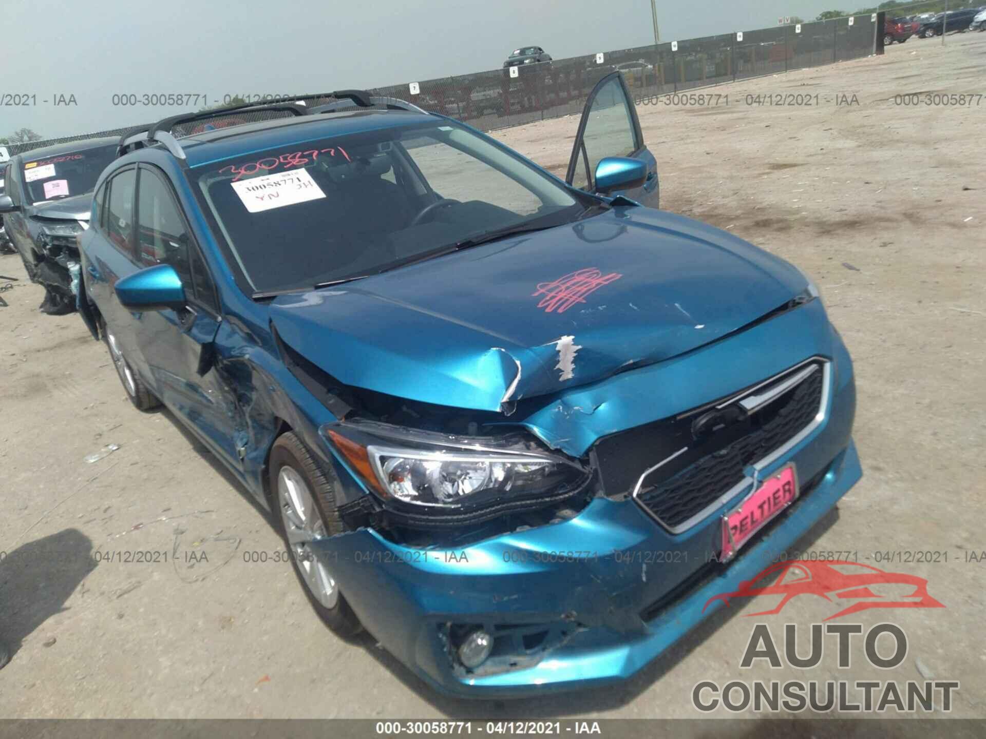 SUBARU IMPREZA 2017 - 4S3GTAD63H3744521