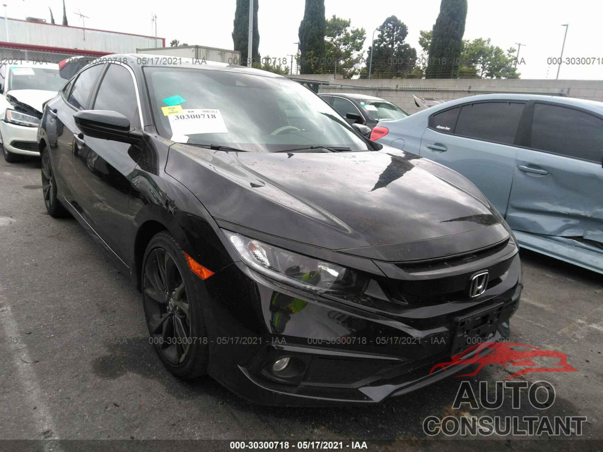 HONDA CIVIC SEDAN 2020 - 19XFC2F80LE206408