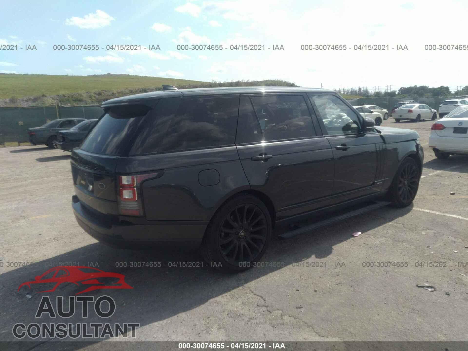 LAND ROVER RANGE ROVER 2017 - SALGS5FEXHA351179