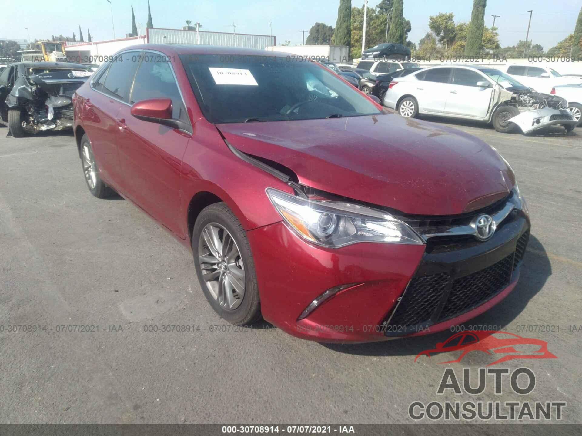 TOYOTA CAMRY 2016 - 4T1BF1FK8GU610037